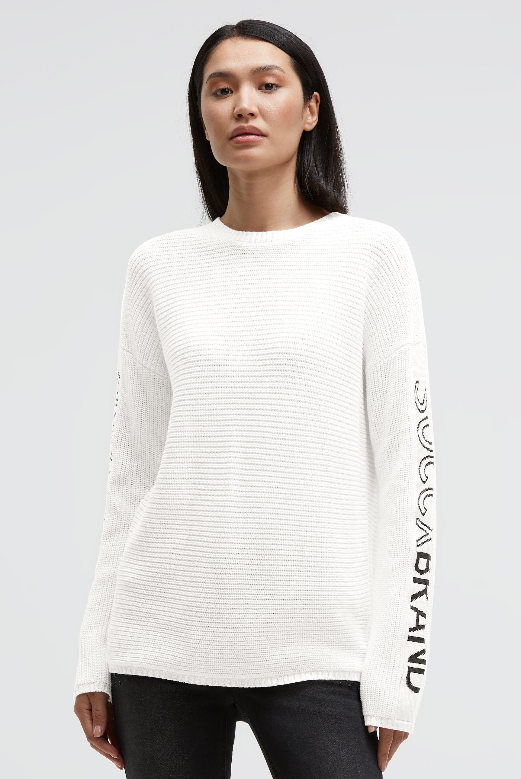 SOCCX Rundhalspullover aus Baumwolle günstig online kaufen