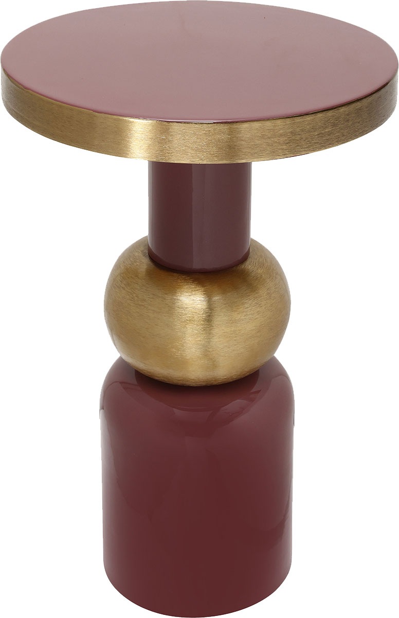 Kayoom Beistelltisch »Art Deco 2125, Beistelltisch aus Eisen, dekoratives Design«, (1 St.), Handarbeit, lackierter Tisch mit Metalleffekten, dekorativ