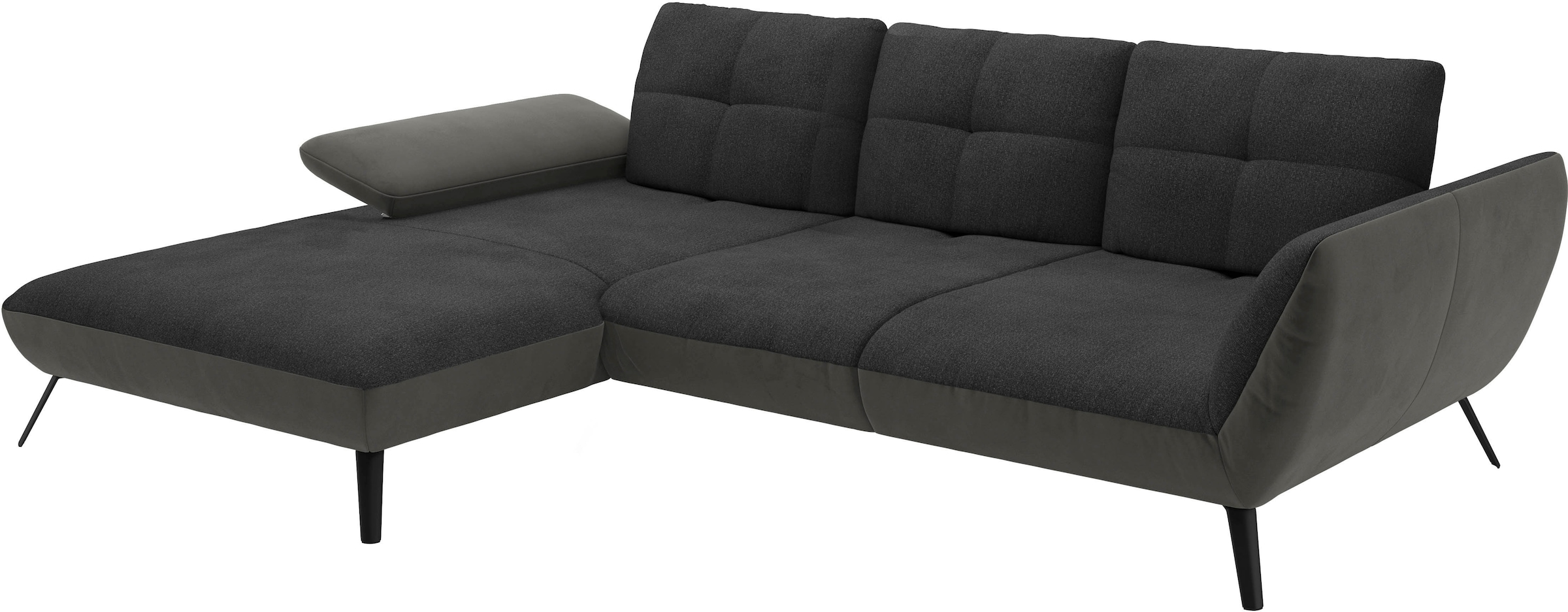 Places of Style Ecksofa »Mikado L-Form«, inkl. Sitztiefenverstellung und Armteilverstellung