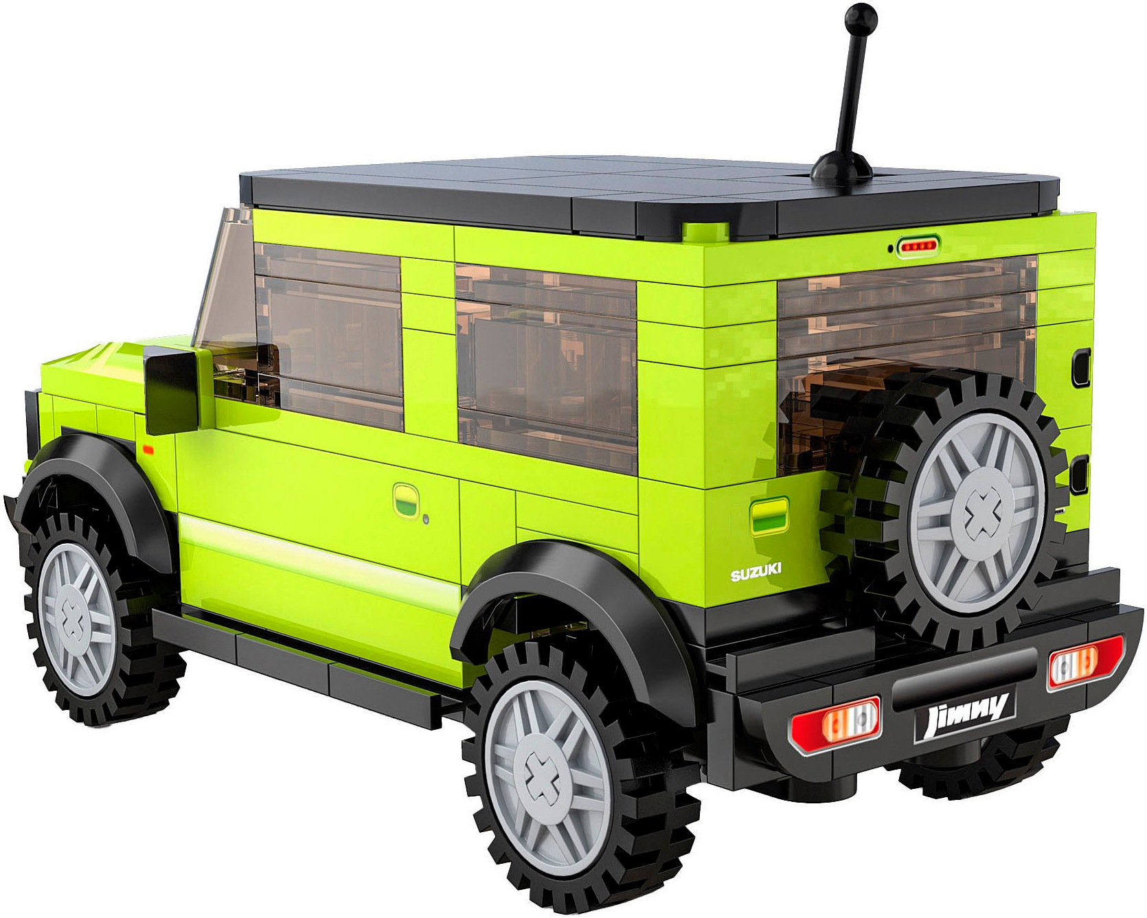 Jamara Konstruktions-Spielset »CaDA, Suzuki Jimny 1:24 grün Bricks«, (192 St.)