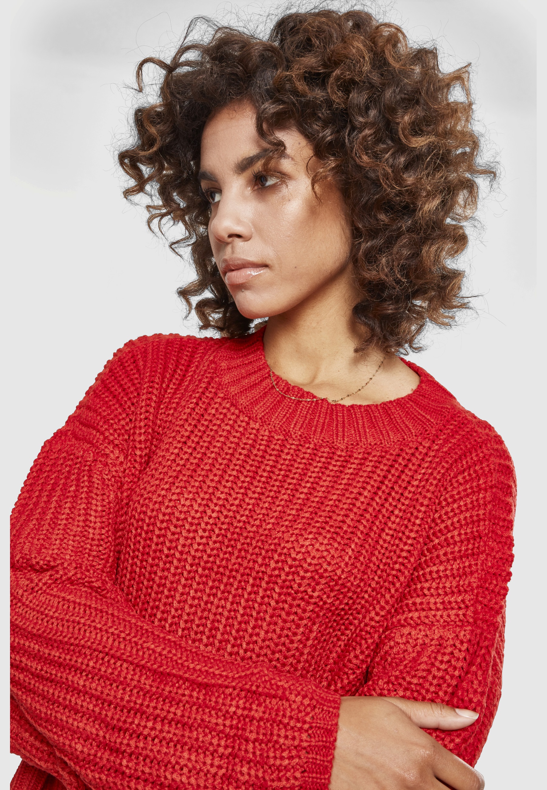 URBAN CLASSICS Sweatshirt »Urban Classics Damen Ladies Wide Oversize Sweater«, 1 Stk.
