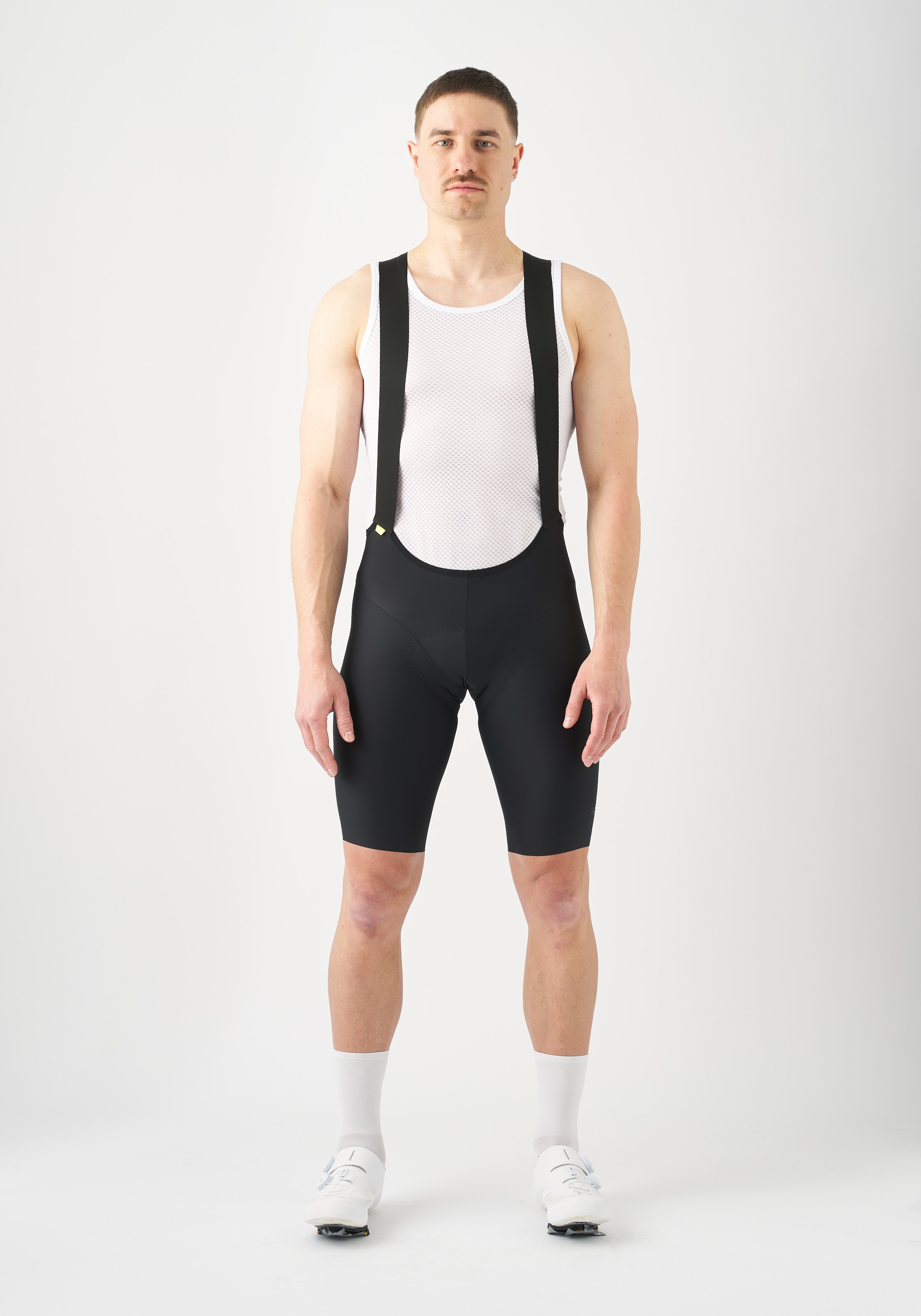 Gonso Fahrradhose »Ride Miles Bib Circle Long M«  Um 4cm verlängertes Bein mit Lasercut-Beinabschlüssen
