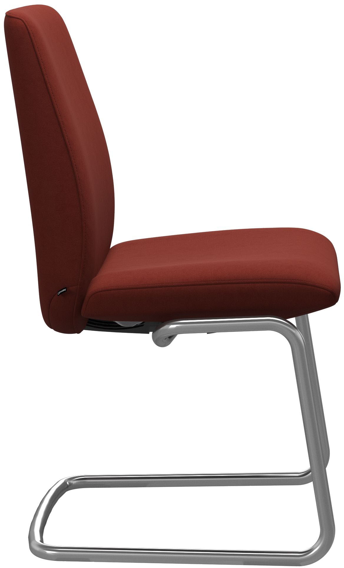 Stressless® Polsterstuhl »Laurel«, Microfaser DINAMICA, Low Back, Größe L, mit Beinen aus Stahl in Schwarz matt