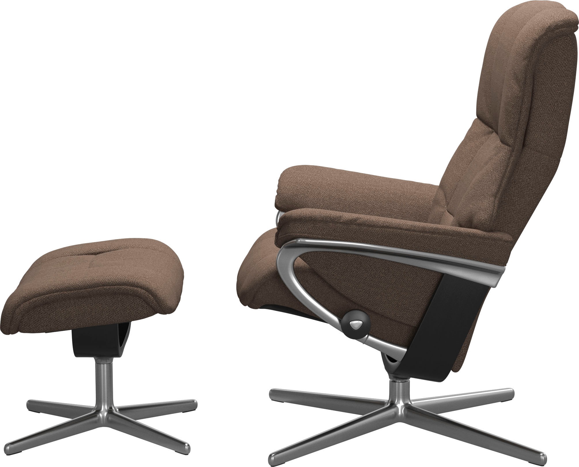 Stressless® Relaxsessel »Mayfair«, mit Cross Base, Größe S, M & L, Holzakzent Schwarz