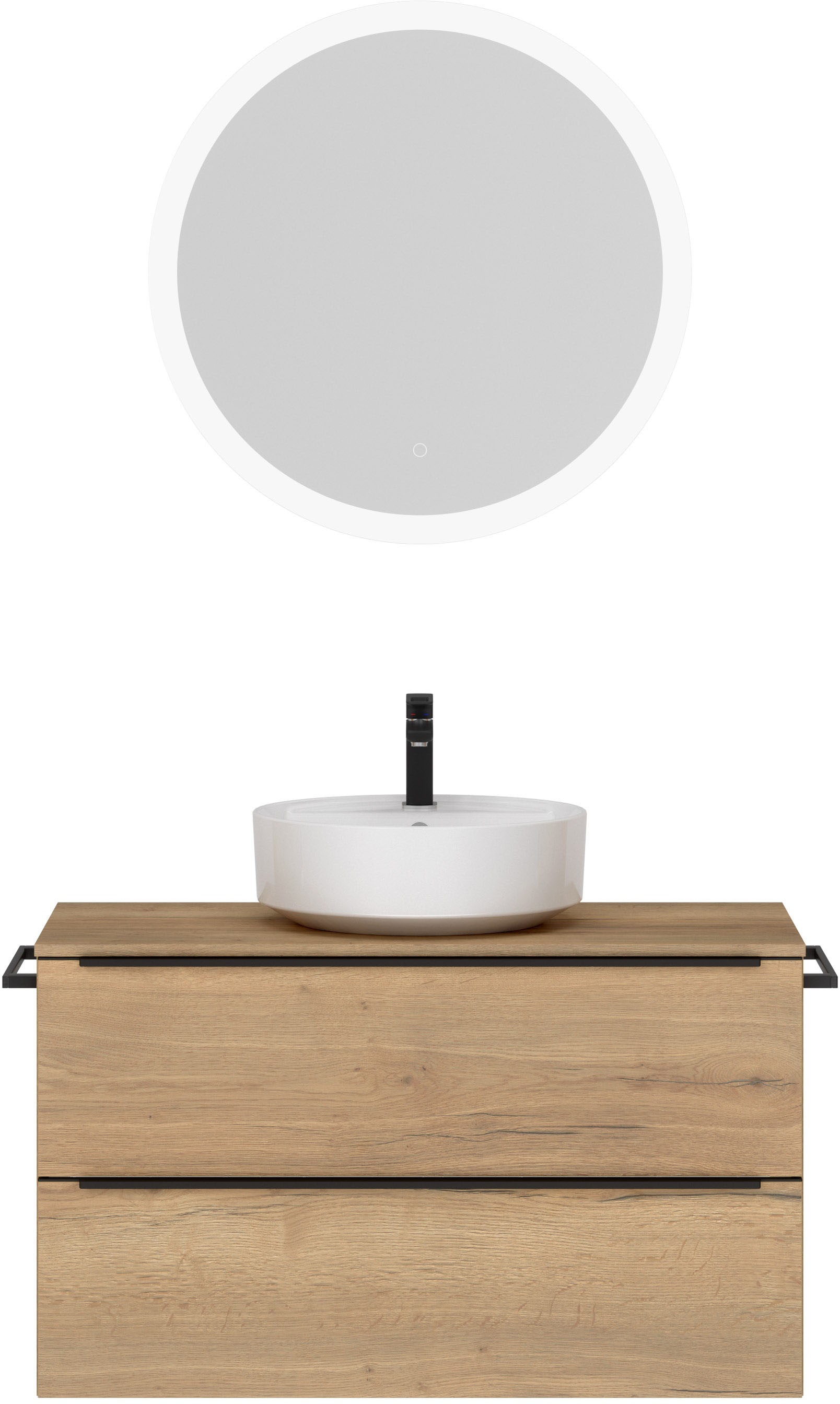 nobilia Badmöbel-Set "Alvene" vormontiert, mit Soft-Close, 2 Stk. tlg. günstig online kaufen