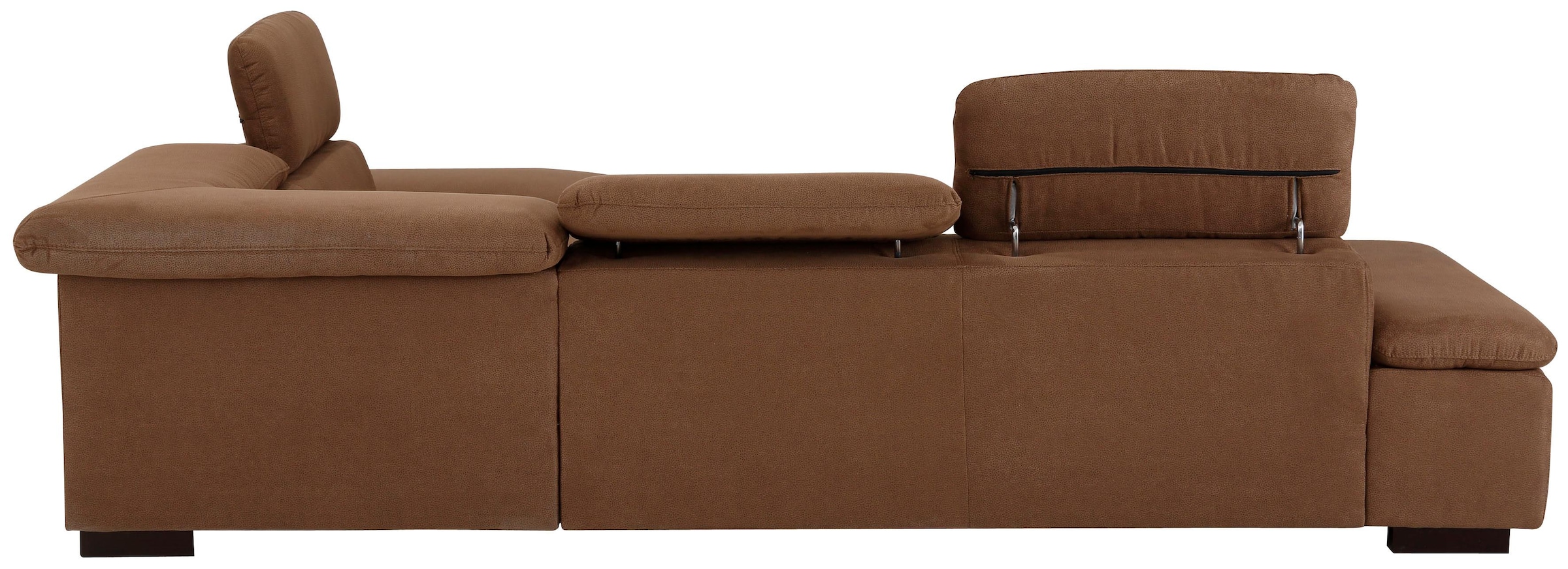 Home affaire Ecksofa »Alberto L-Form«, mit Kopfteilverstellung, wahlweise mit Bettfunktion