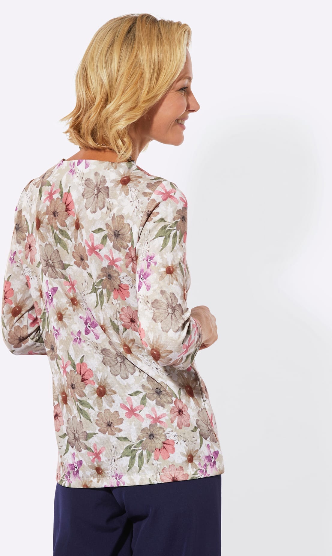 Classic 3/4-Arm-Shirt »Rundhals-Shirt« 1 tlg.