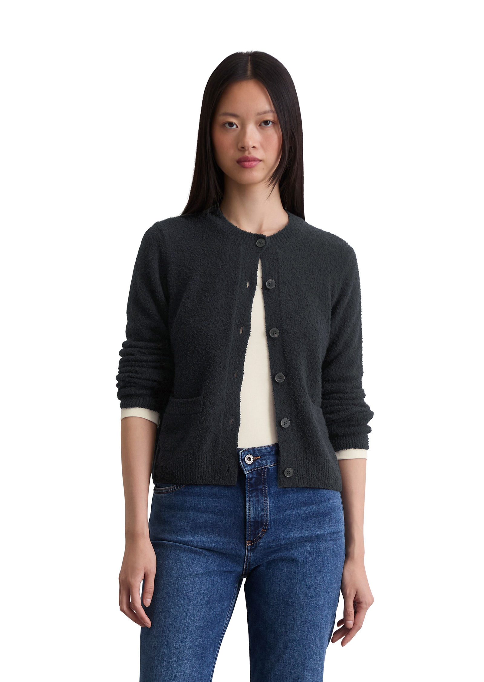 Marc OPolo Cardigan "aus Bouclé-Garn" günstig online kaufen