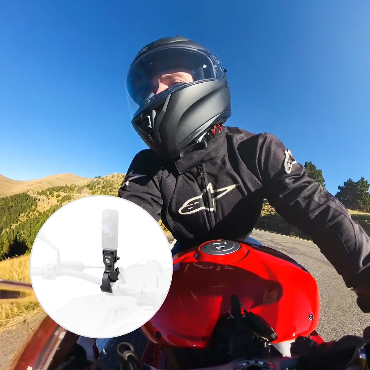 Insta360 Action Cam-Halterung »Schwerlast-Klemme«