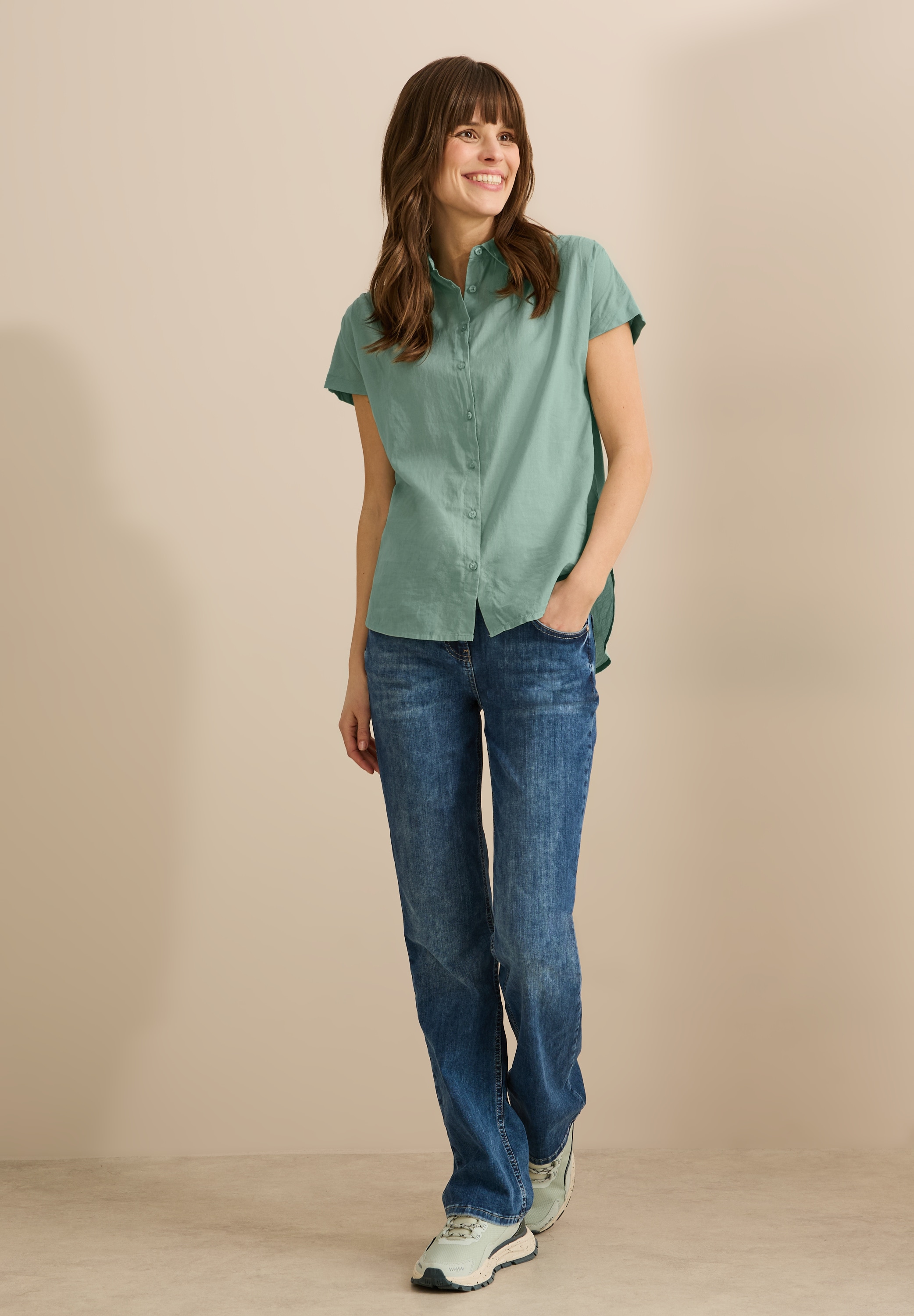 Cecil Hemdbluse, aus reiner Baumwolle