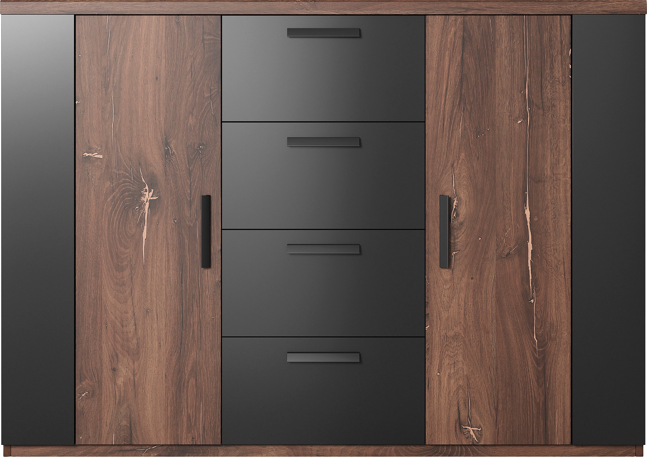 Thumbnail - Home affaire Schubkastenkommode "Sigma, Breite 132 cm, moderne Schubladenkommode, Made in Europe" Kommode viel Stauraum,...