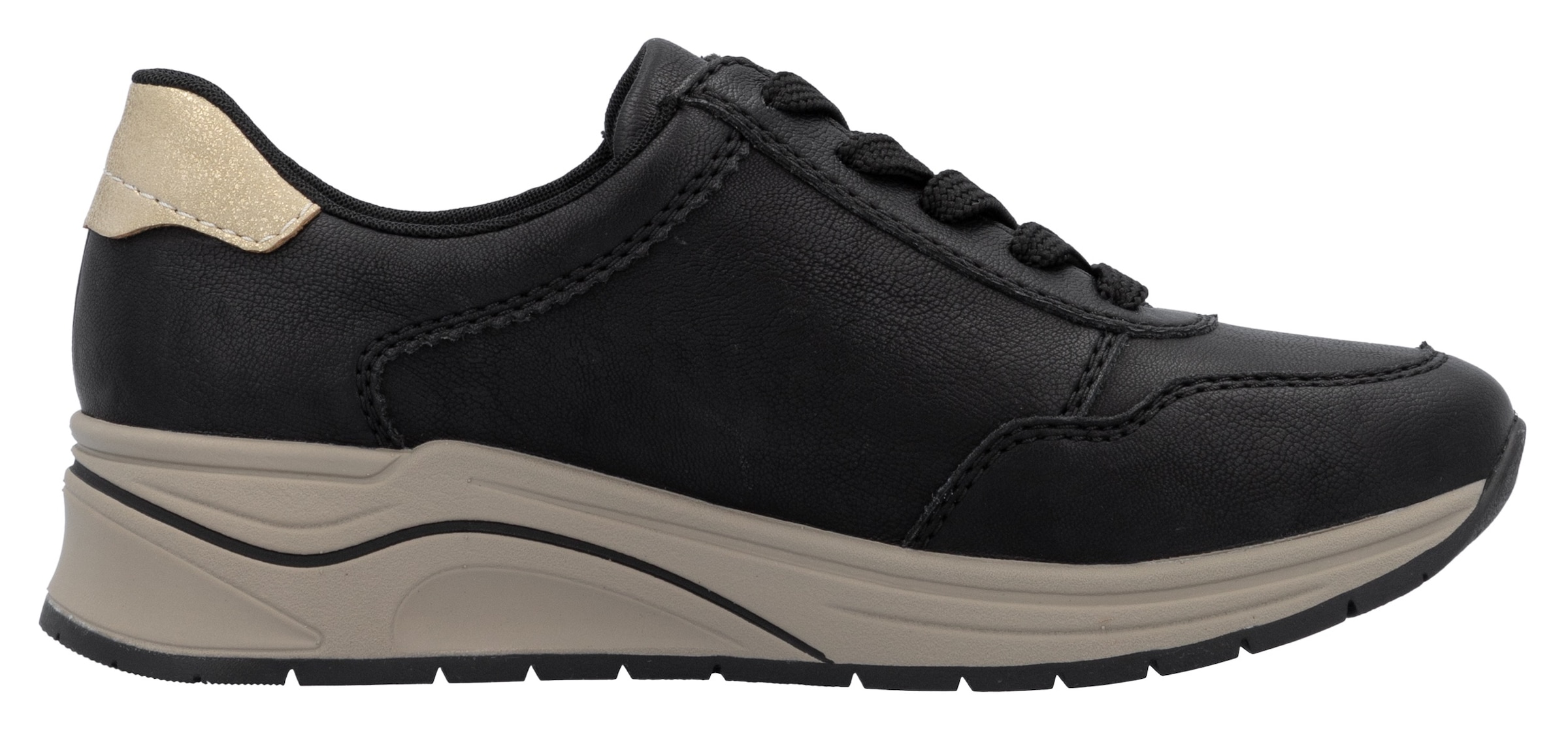 Rieker Keilsneaker, Halbschuh, Schnürschuh, Freizeitschuh mit Soft-Einlage