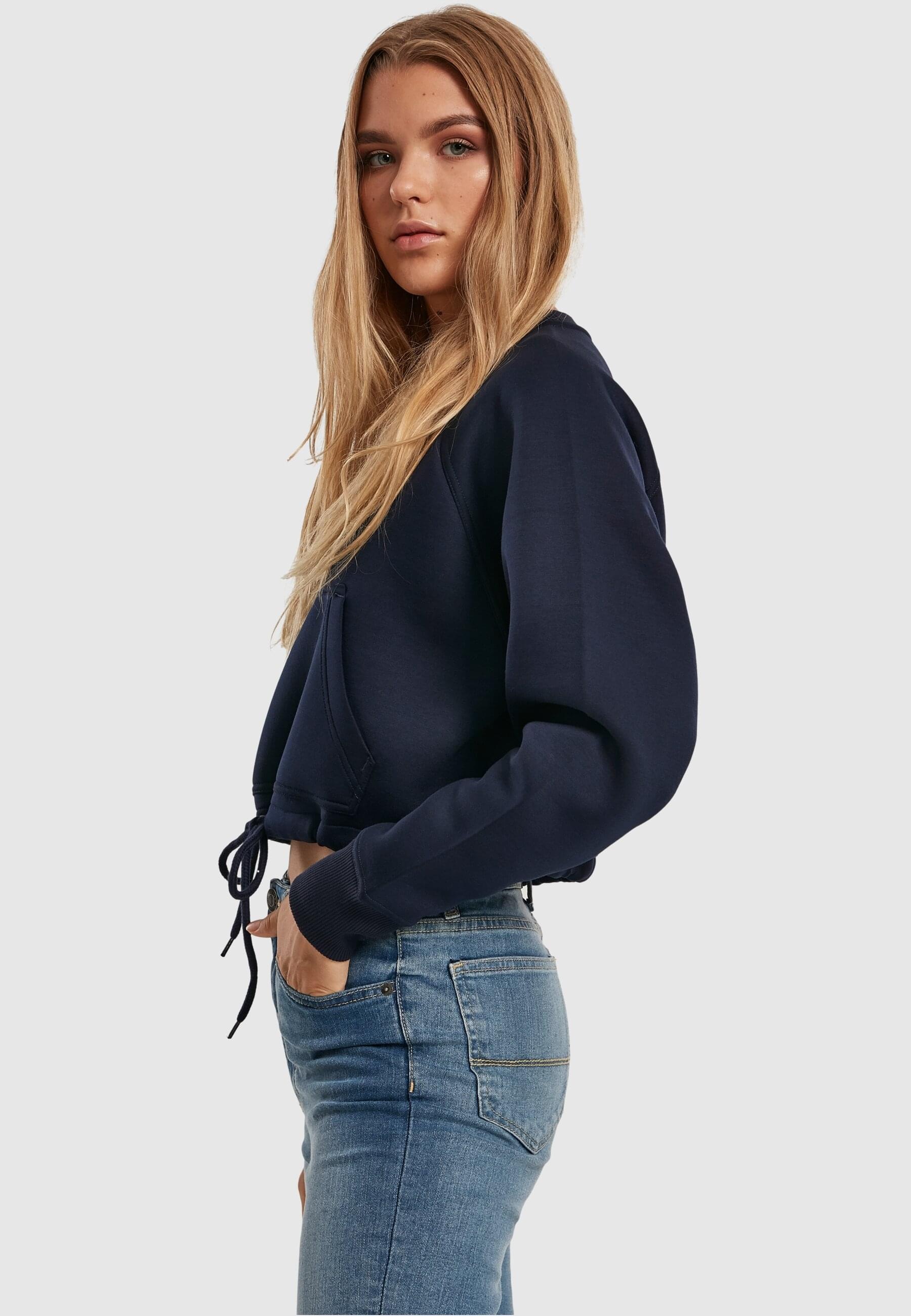 URBAN CLASSICS Sweatshirt »Urban Classics Damen Ladies Oversized Short Raglan Crew«, (1 tlg.)