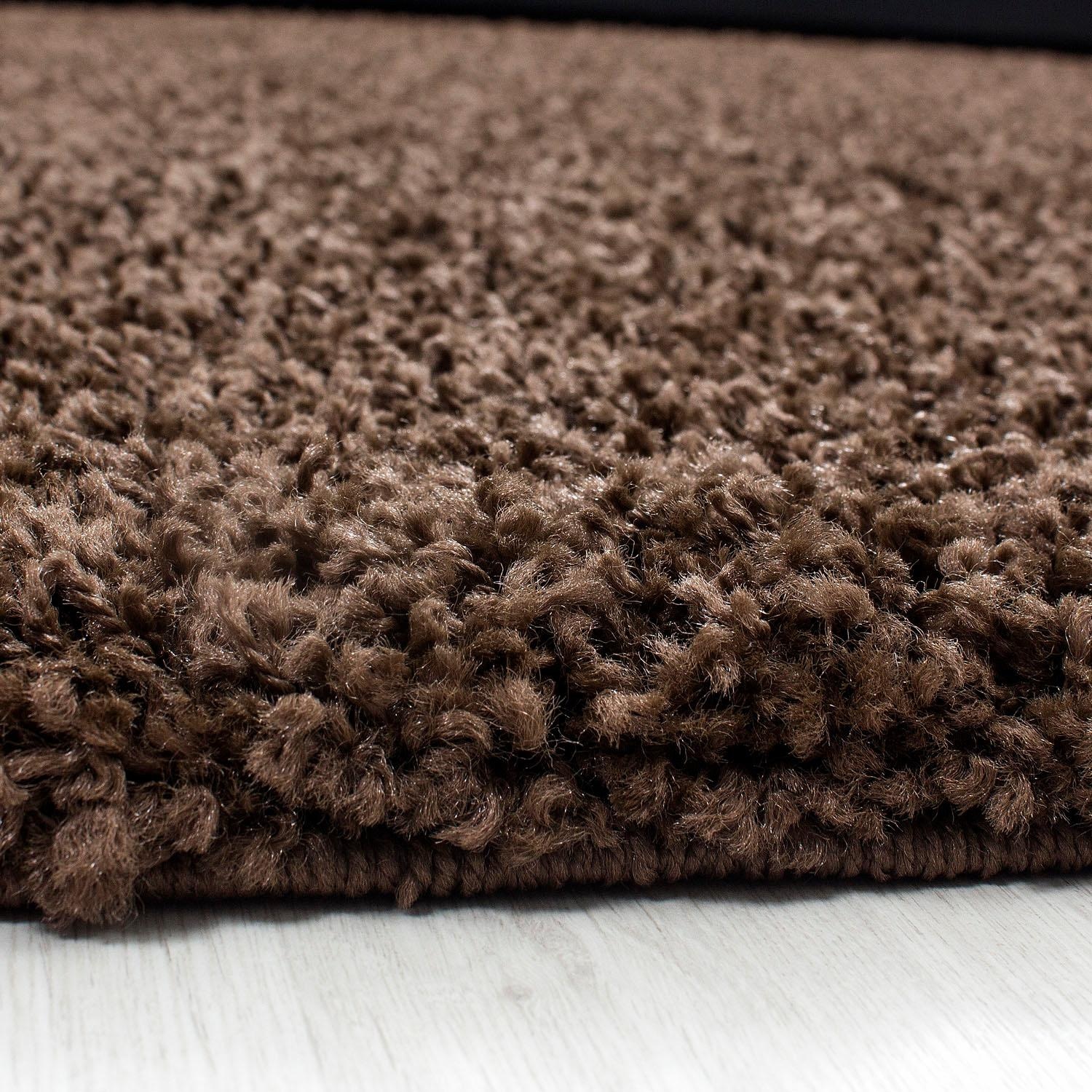 Ayyildiz Teppiche Hochflor-Teppich »Life Shaggy 1500«, rund, Wohnzimmer, Langflor, Schlafzimmer, große Farbauswahl