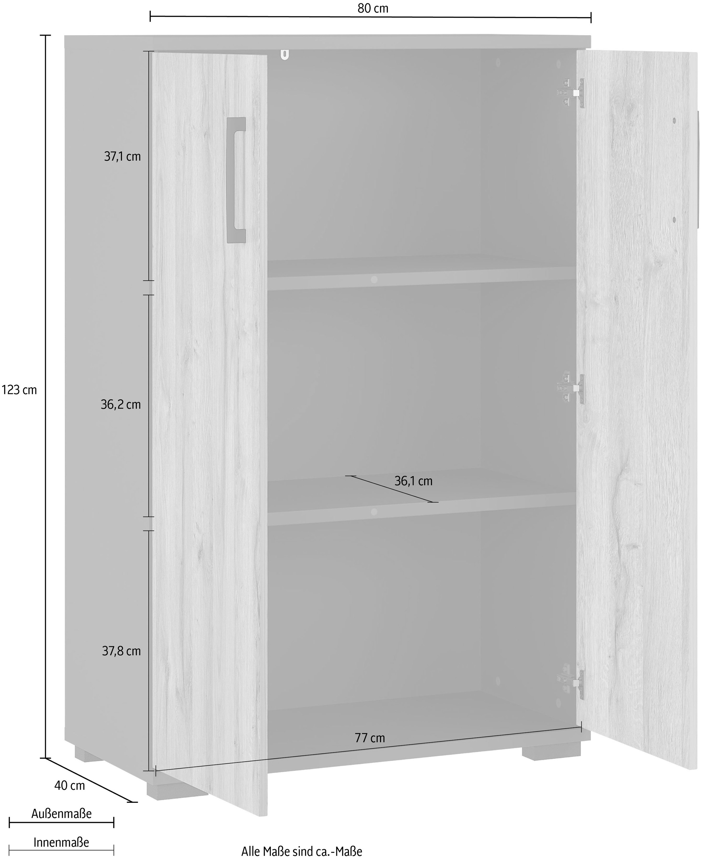 GERMANIA Aktenschrank »Profi 3.0«, erhältlich in zwei Höhen