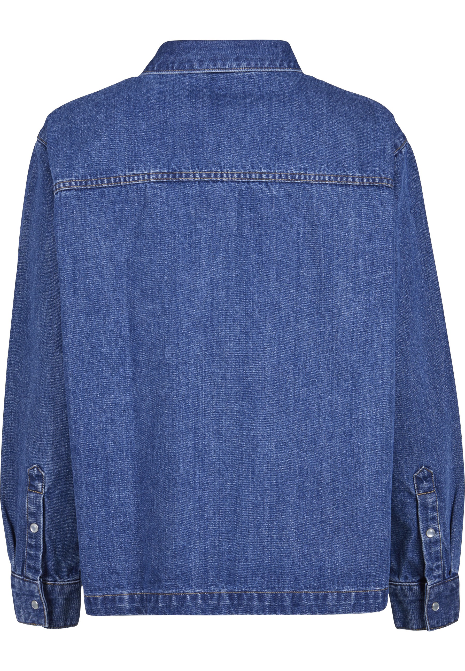 URBAN CLASSICS Kurzarmshirt "Urban Classics Damen Ladies Oversized Denim Sh günstig online kaufen