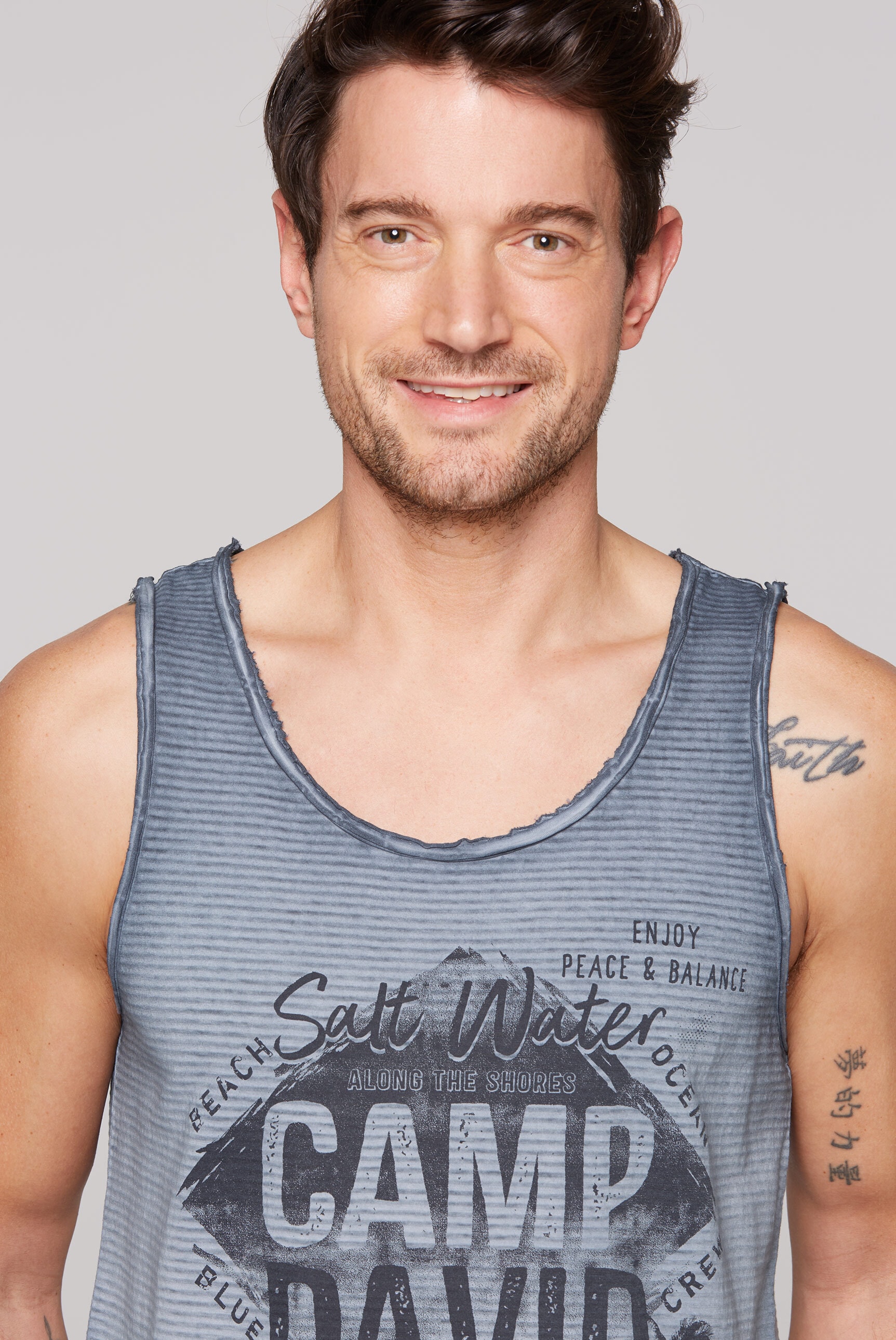 CAMP DAVID Tanktop, mit Oil-Dyed-Färbung