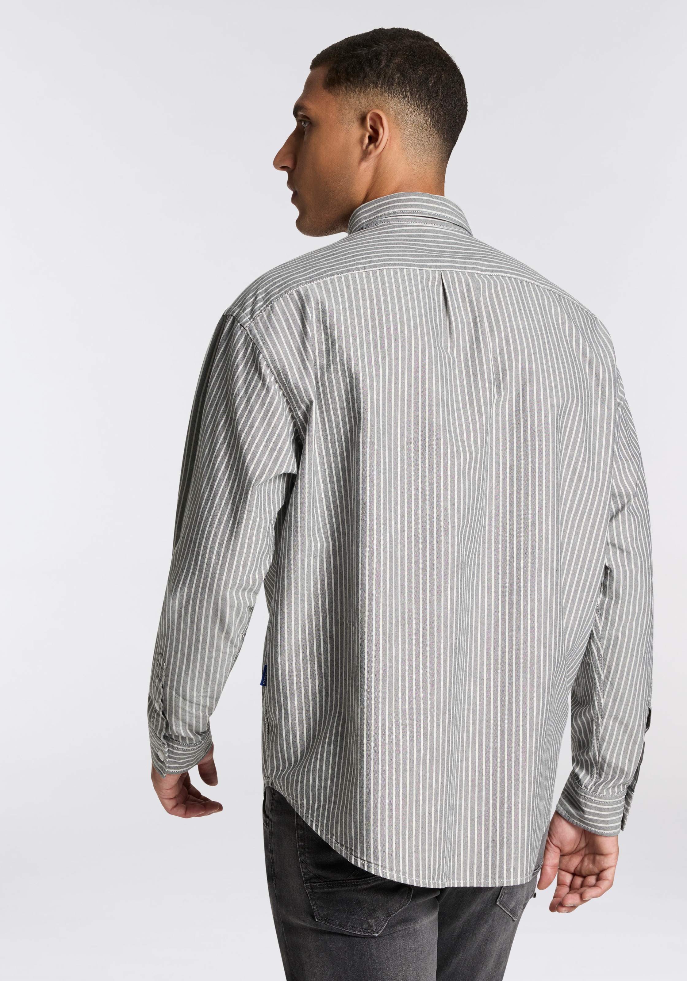 HUGO Blue Langarmhemd "Ebill", oversize günstig online kaufen