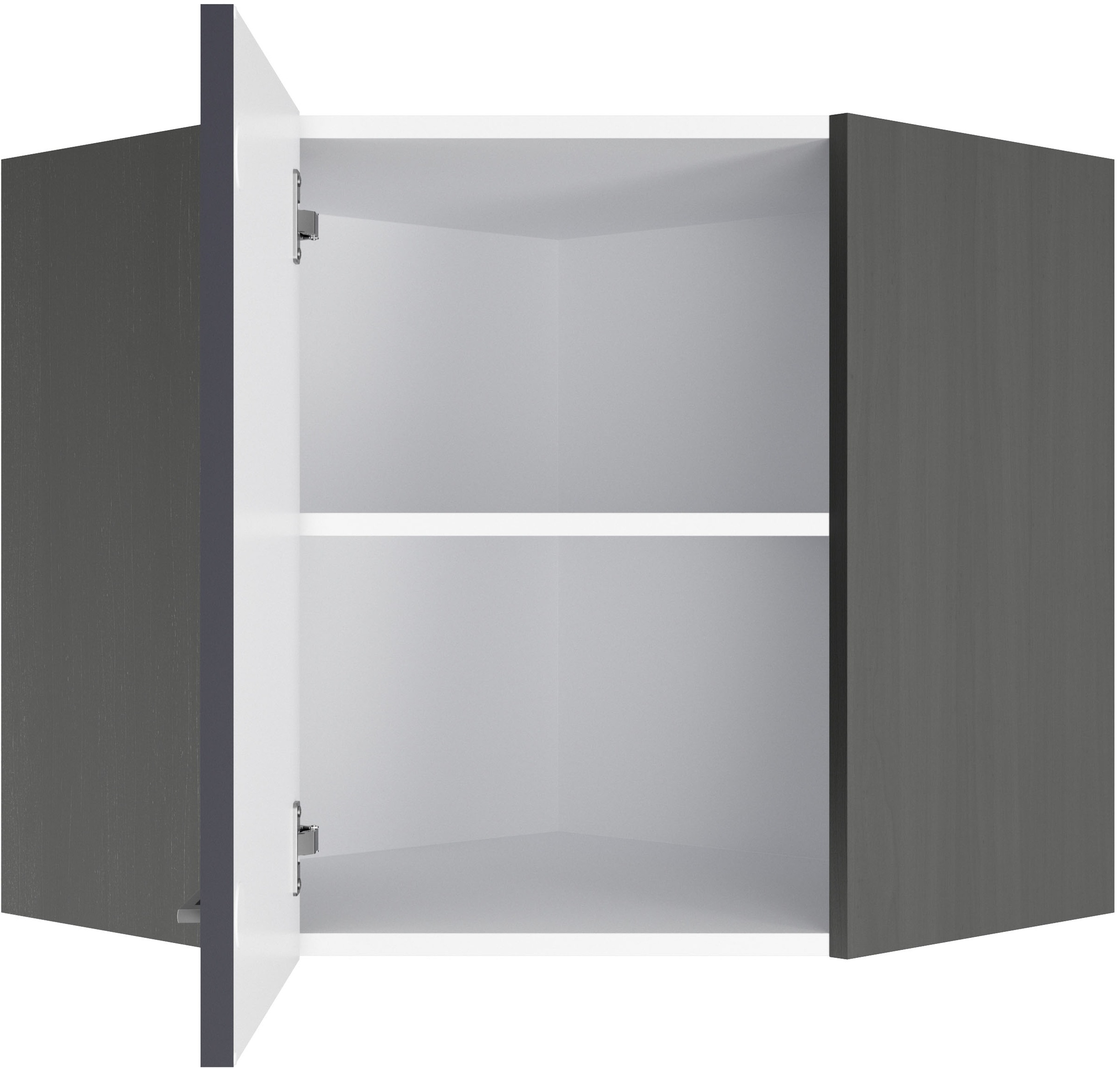 KOCHSTATION Eckhängeschrank »KS-Milan«, HELD Möbel, Eckhängeschrank 60x60 cm, matte oder hochglänzende Fronten