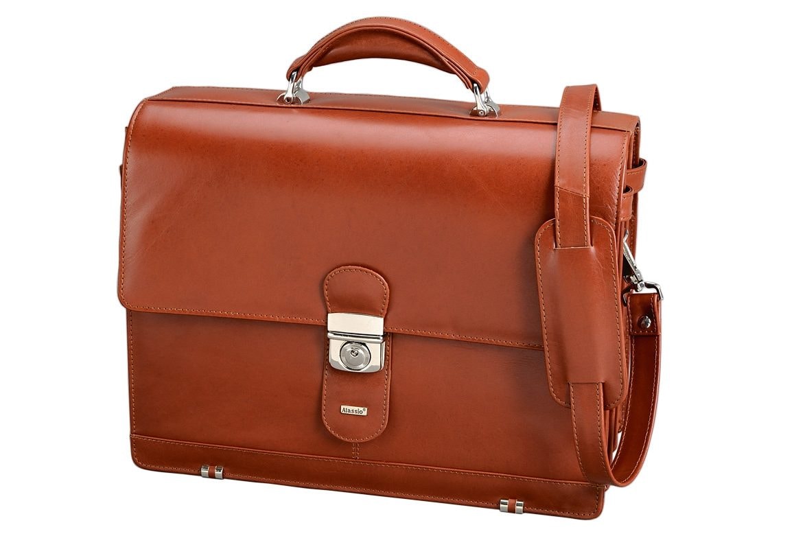Alassio ® Aktentasche »Mocca« iš Leder