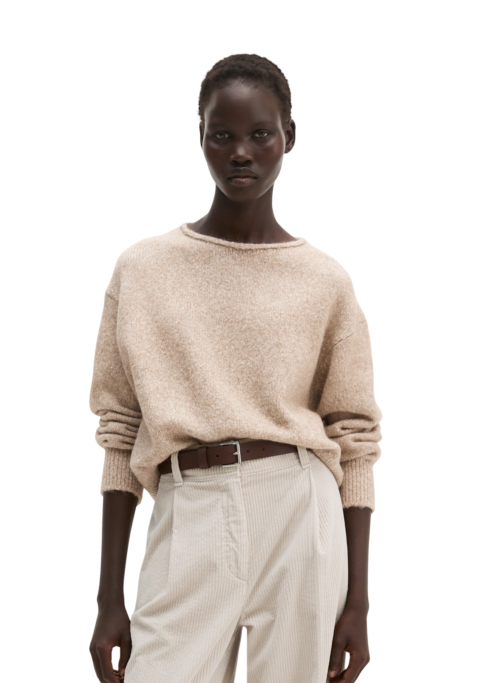 Marc OPolo Strickpullover "aus kuscheligem Organic Cotton-Alpakawolle-Mix"