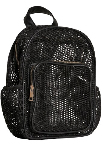 Rucksack »Urban Classics Damen Lady Backpack Mesh Transparent«