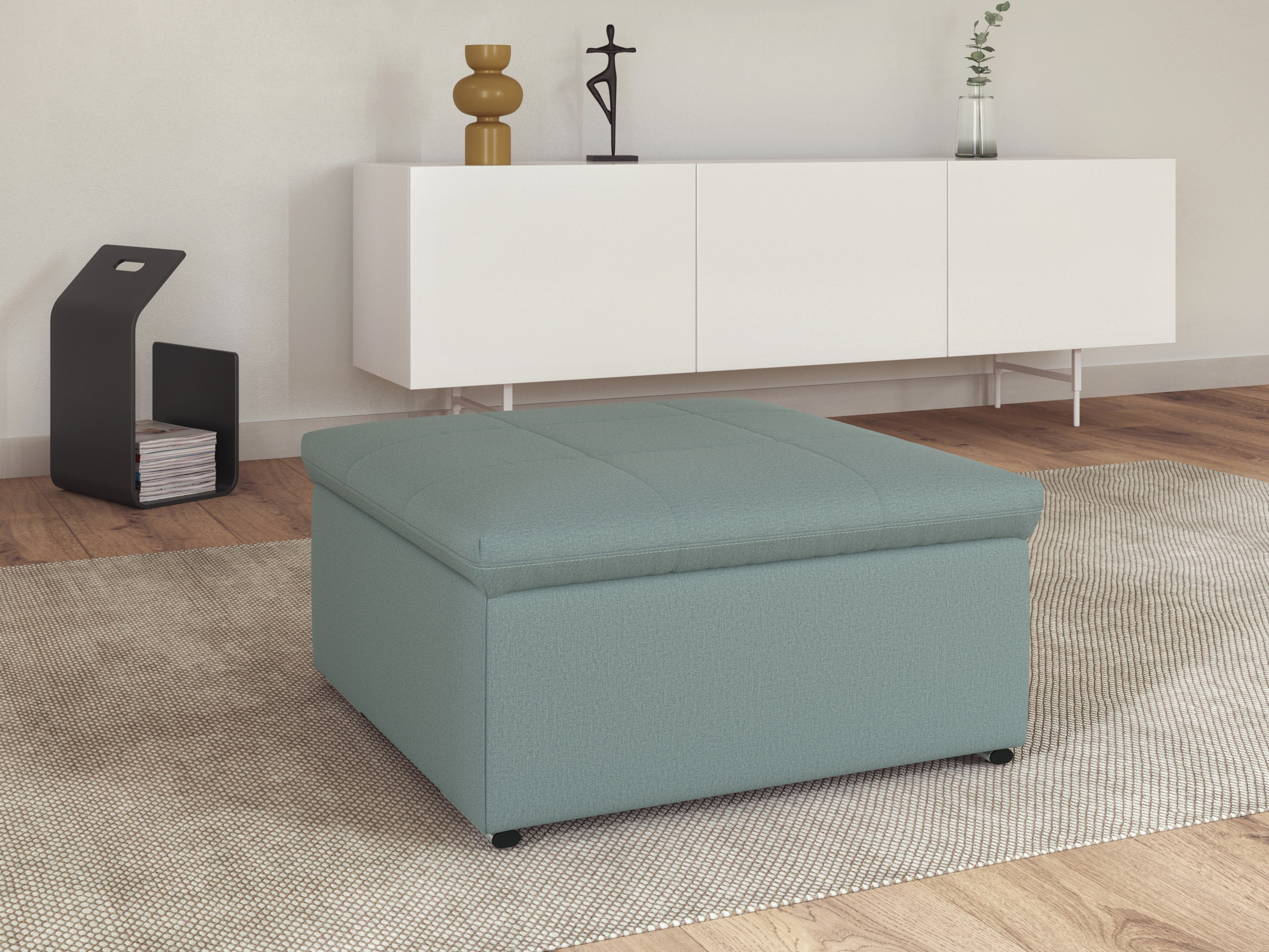 DOMO collection Hocker "SPLASH 87x87 cm, komfortabel, modernes Design"