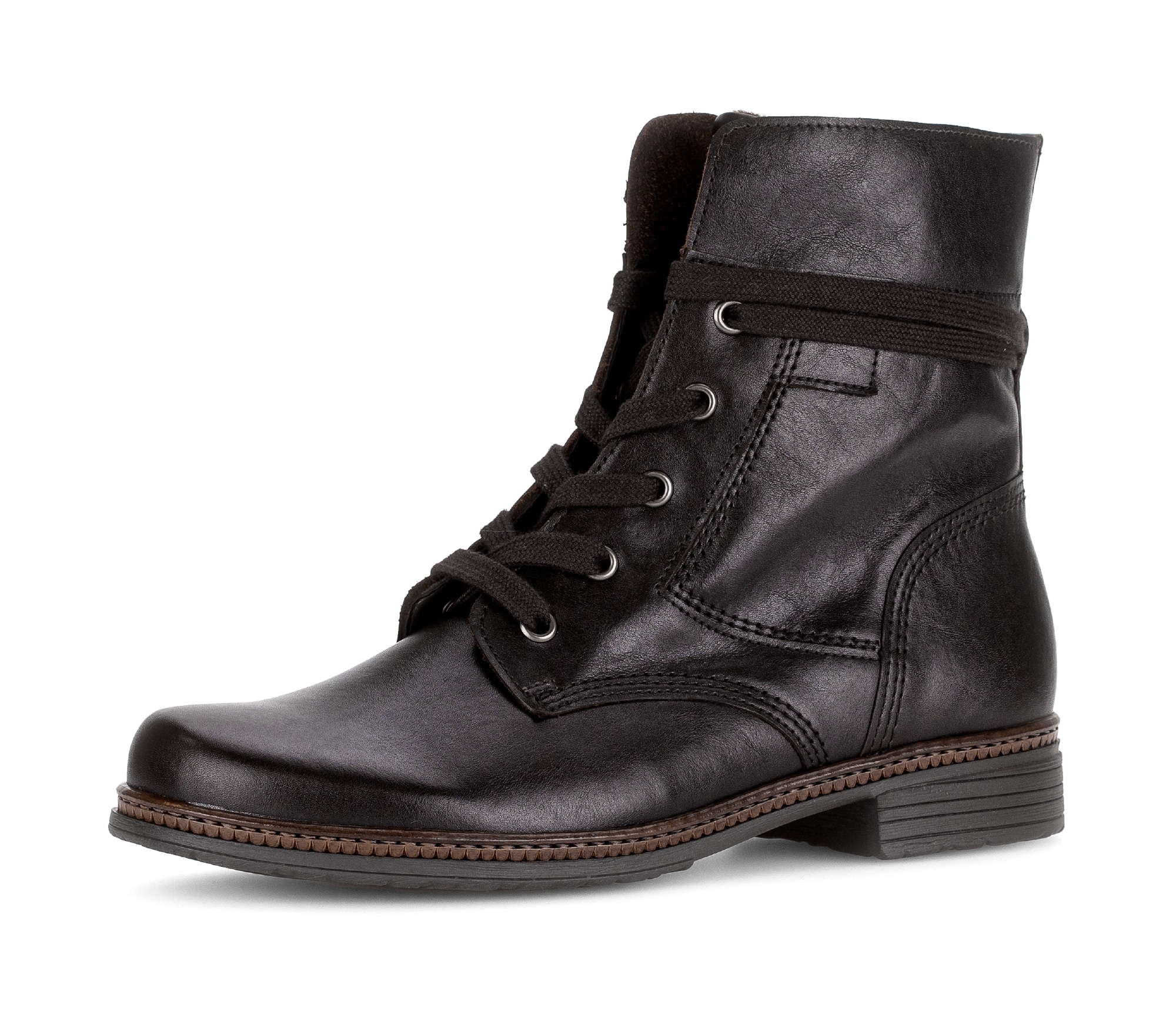 Gabor Schnürstiefelette  , Blockabsatz, Schnürboots, Businessschuh mit Best Fitting Ausstattung