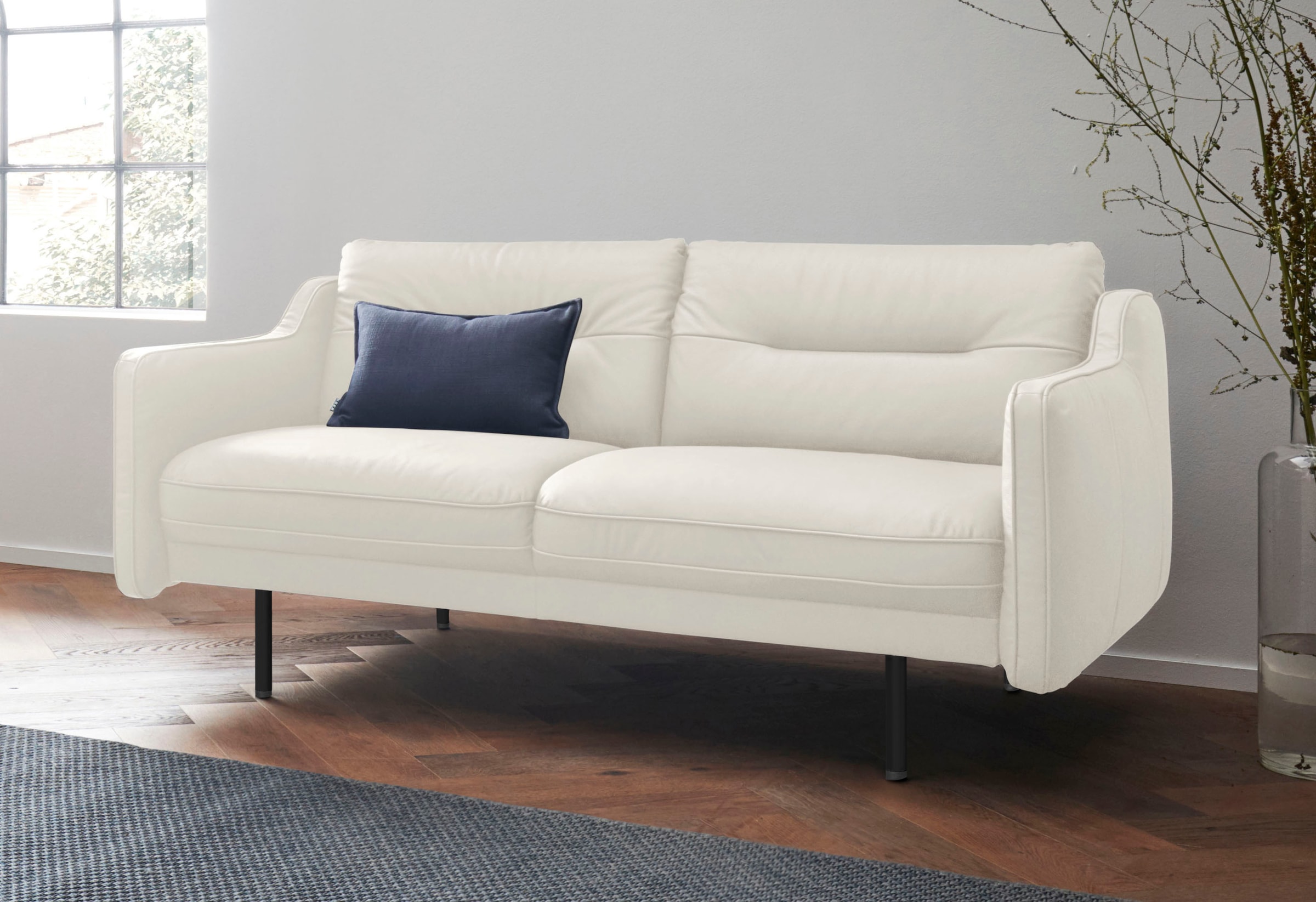 Home affaire 2-Sitzer "Nordfyn" edles Design in 3 Bezugsqualitäten, Design günstig online kaufen