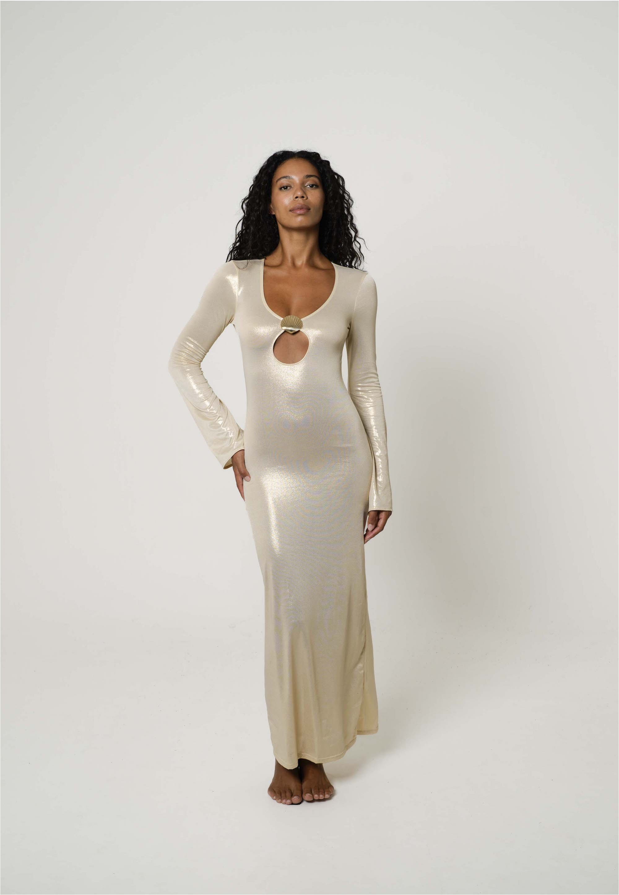 Moda Minx Jerseykleid "Scallop Shell", (1 tlg.), mit tollem Muschel-Element günstig online kaufen