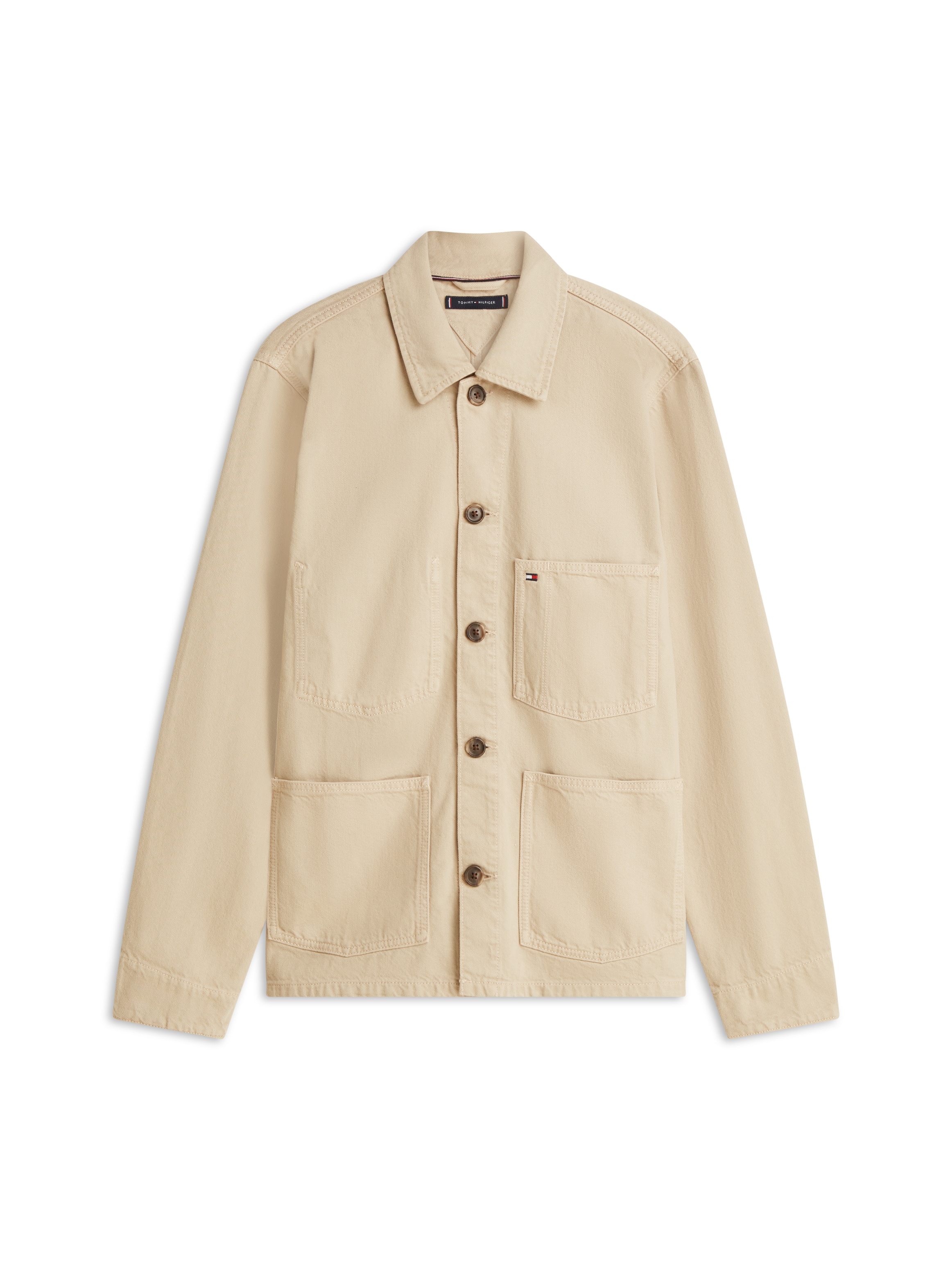 Tommy Hilfiger Hemdjacke »CHORE« ohne Kapuze Overshirt Regular fit mit aufgesetzten Taschen