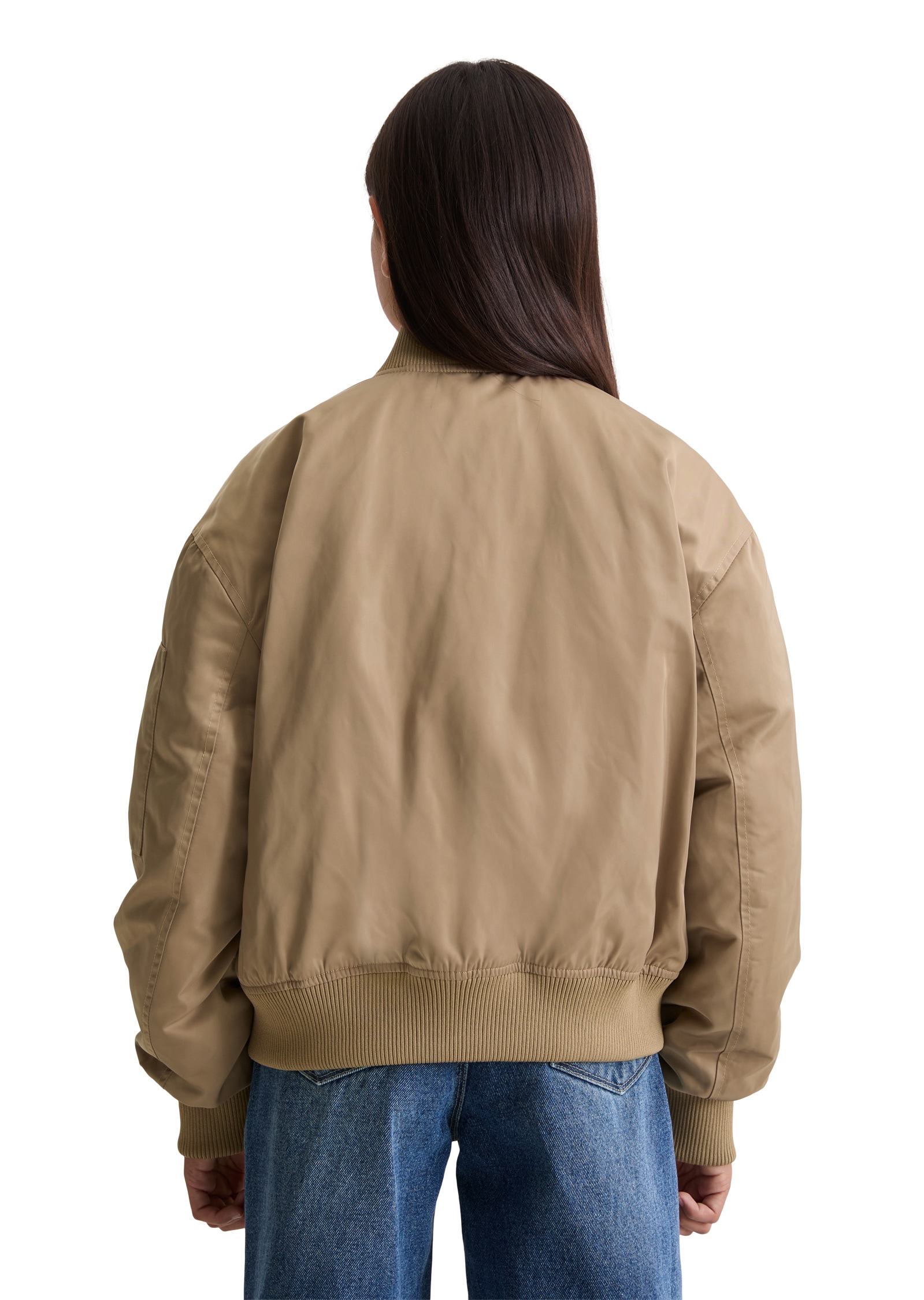Marc O'Polo Outdoorjacke »mit leichter Wattierung«, ohne Kapuze