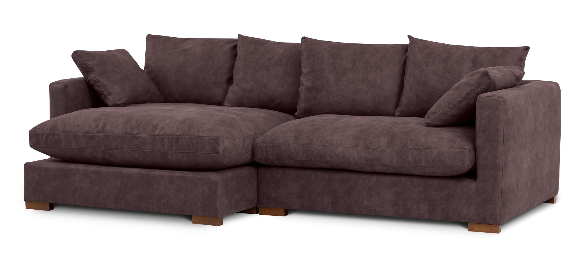 Home affaire Ecksofa »Coray«, Breite 266 cm, extra weich und kuschelig, mit Federn und Daunen