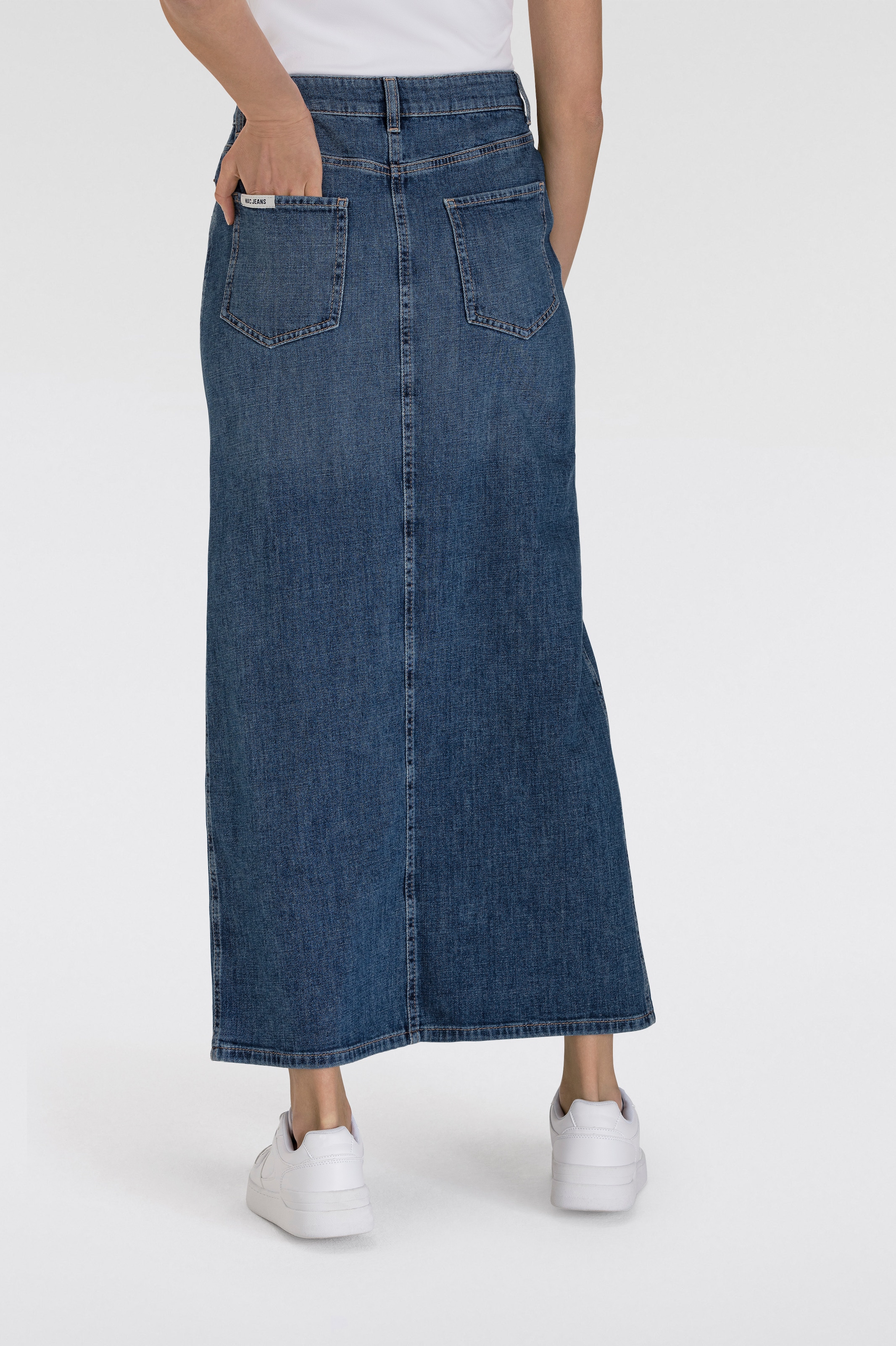 MAC Maxirock »MAXI SKIRT«, im Five-Pocket Style