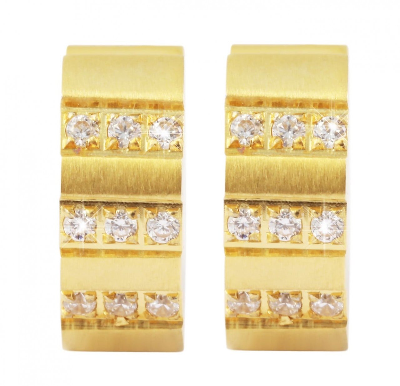 Adelia´s Paar Creolen »Damen Creolen aus Edelstahl Ø 9 mm«