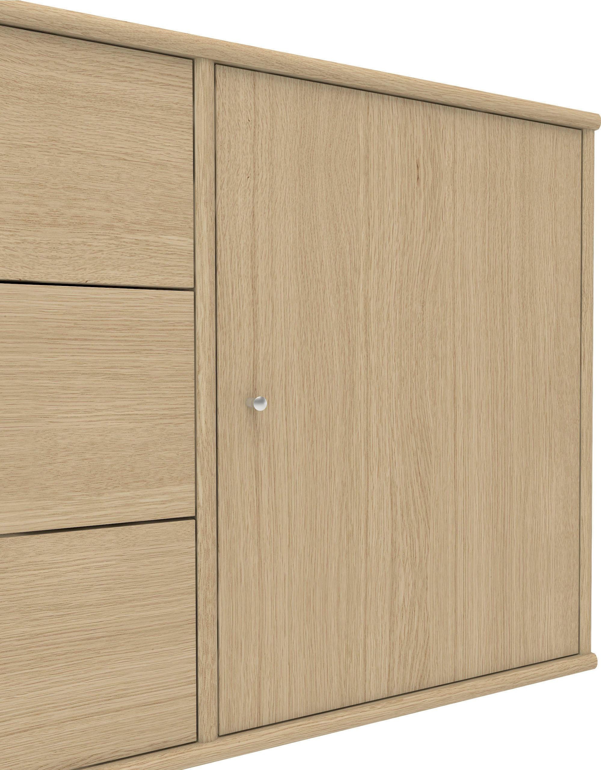 Hammel Furniture Sideboard »Mistral, Hochwertig Schrank, hängend/stehend montierbar«, mit Türen und Schubladen, B: 133 cm, anpassungsbar Designmöbel