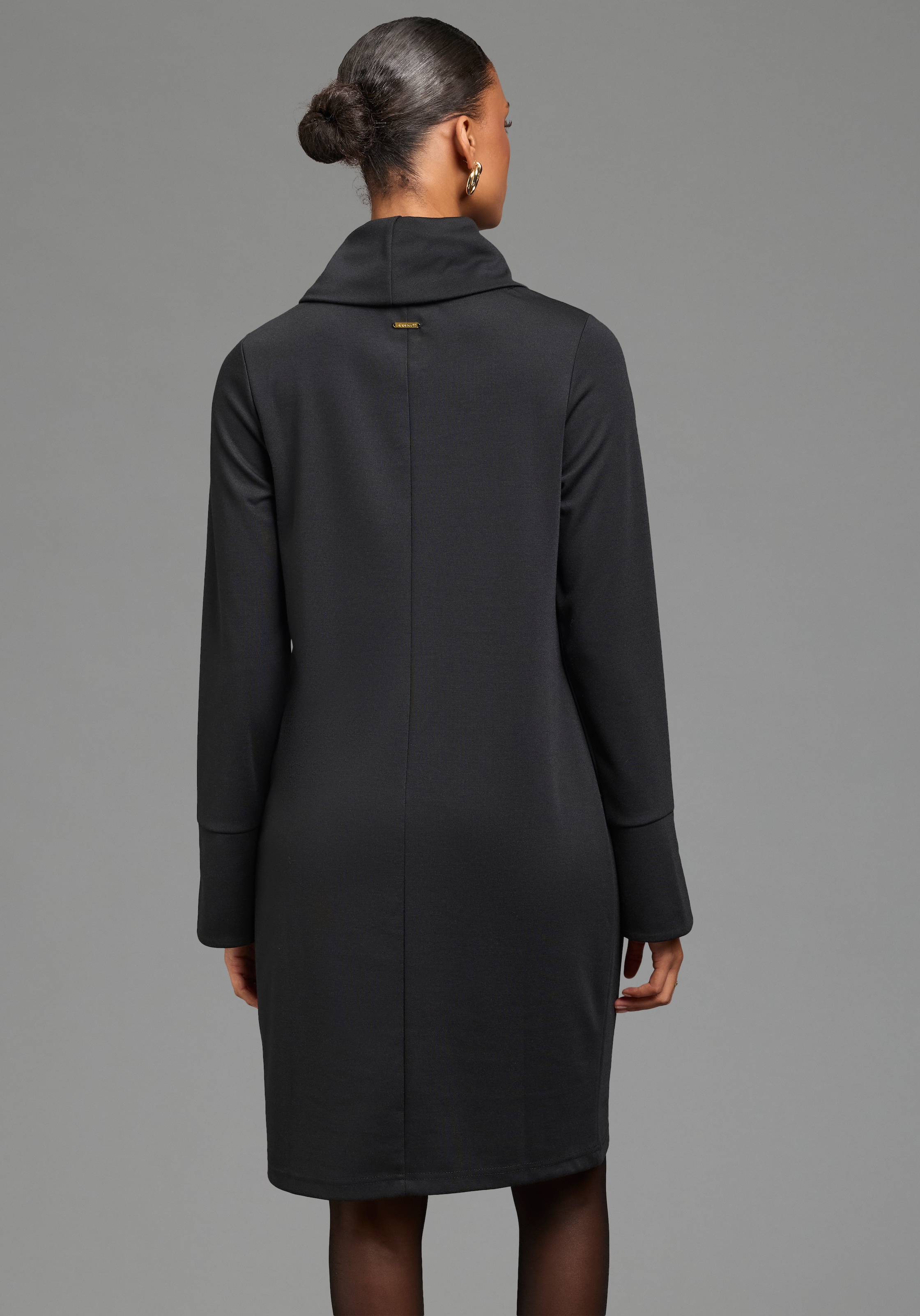 Laura Scott Jerseykleid Nahttaschen aus elastischer Viskosemischung, figurumspielender Schnitt