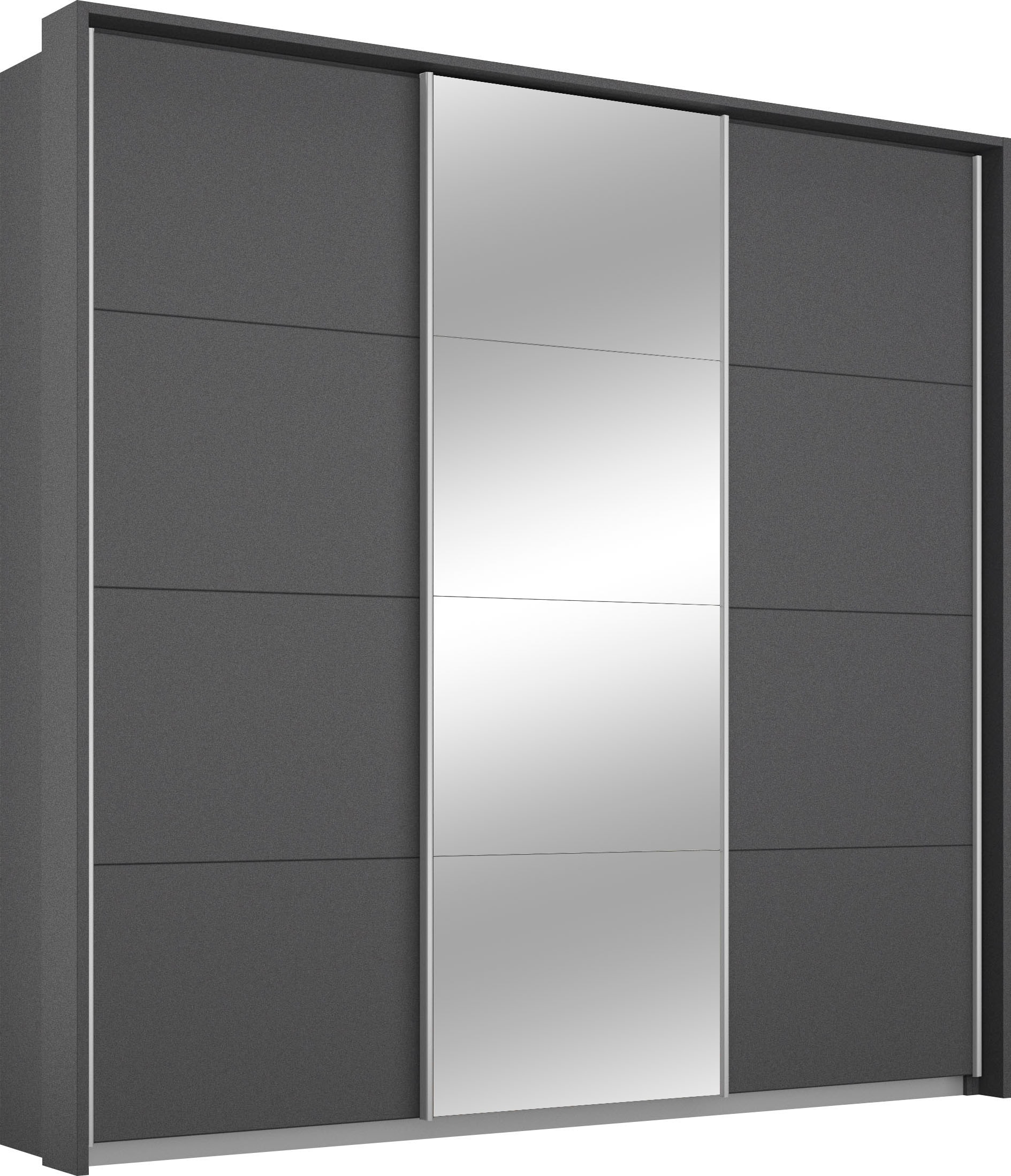 OTTO home Kleiderschrank "Kleiderschrank Schrank Garderobe Wäscheschrank TOMA mit Passepartout" Breiten 211/278/323/368 cm, Höhen 214/233 cm inkl. Passepartout, inkl. Regaleinsatz sowie zusätzlichen Einlegeböden MADE IN GERMANY