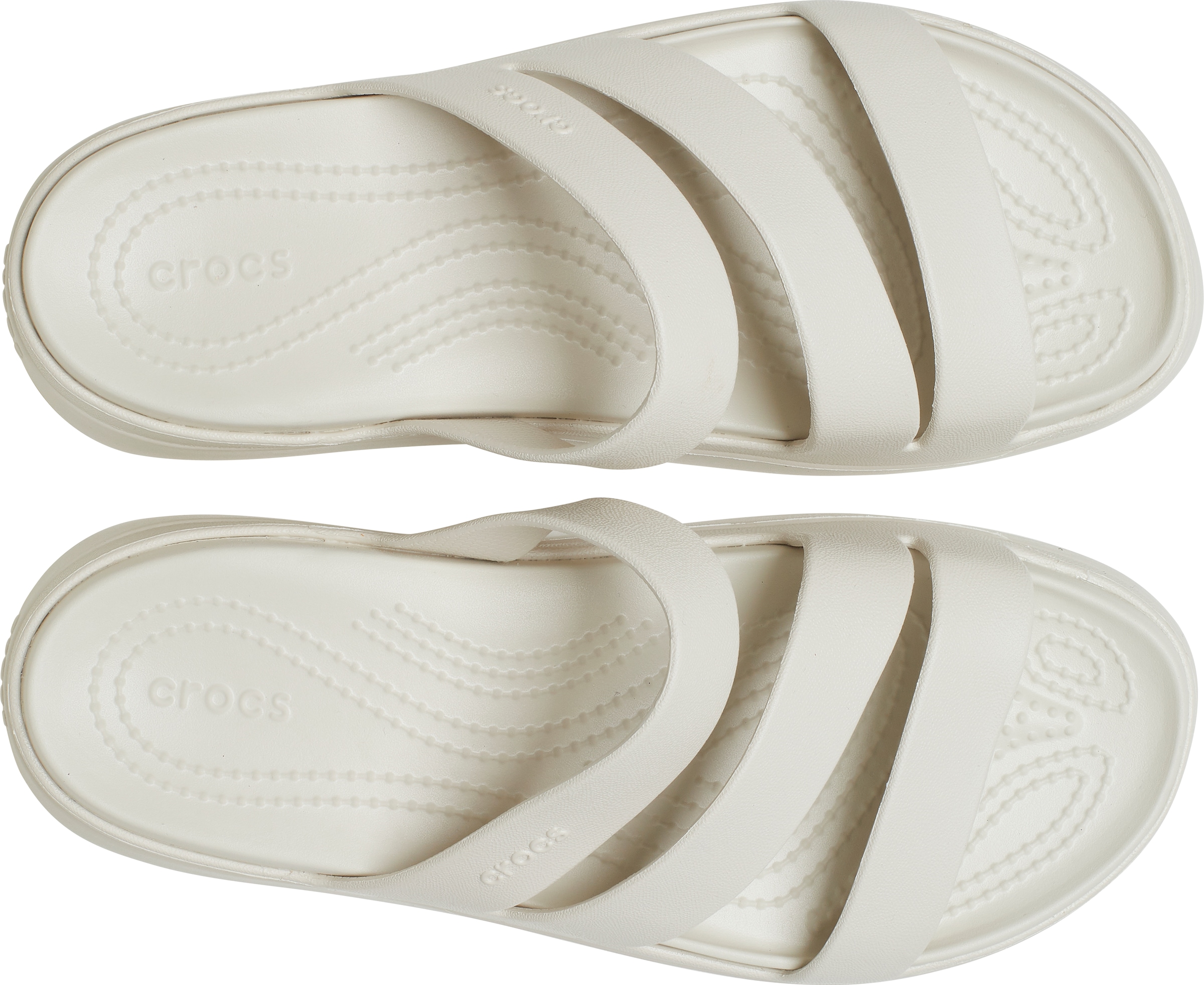 Crocs Badepantolette »Getaway Strappy«, Sommerschuh, Badeschuh, Poolslides mit modischen Riemchen