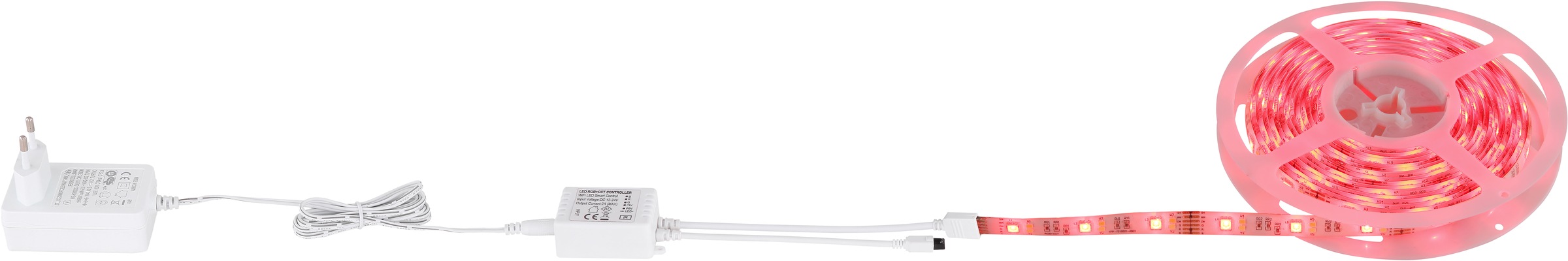 GLOBO LIGHTING LED Stripe »EDUARD«, Band/Farben fixierbar/kompatibel mit Smart Home und Alexa