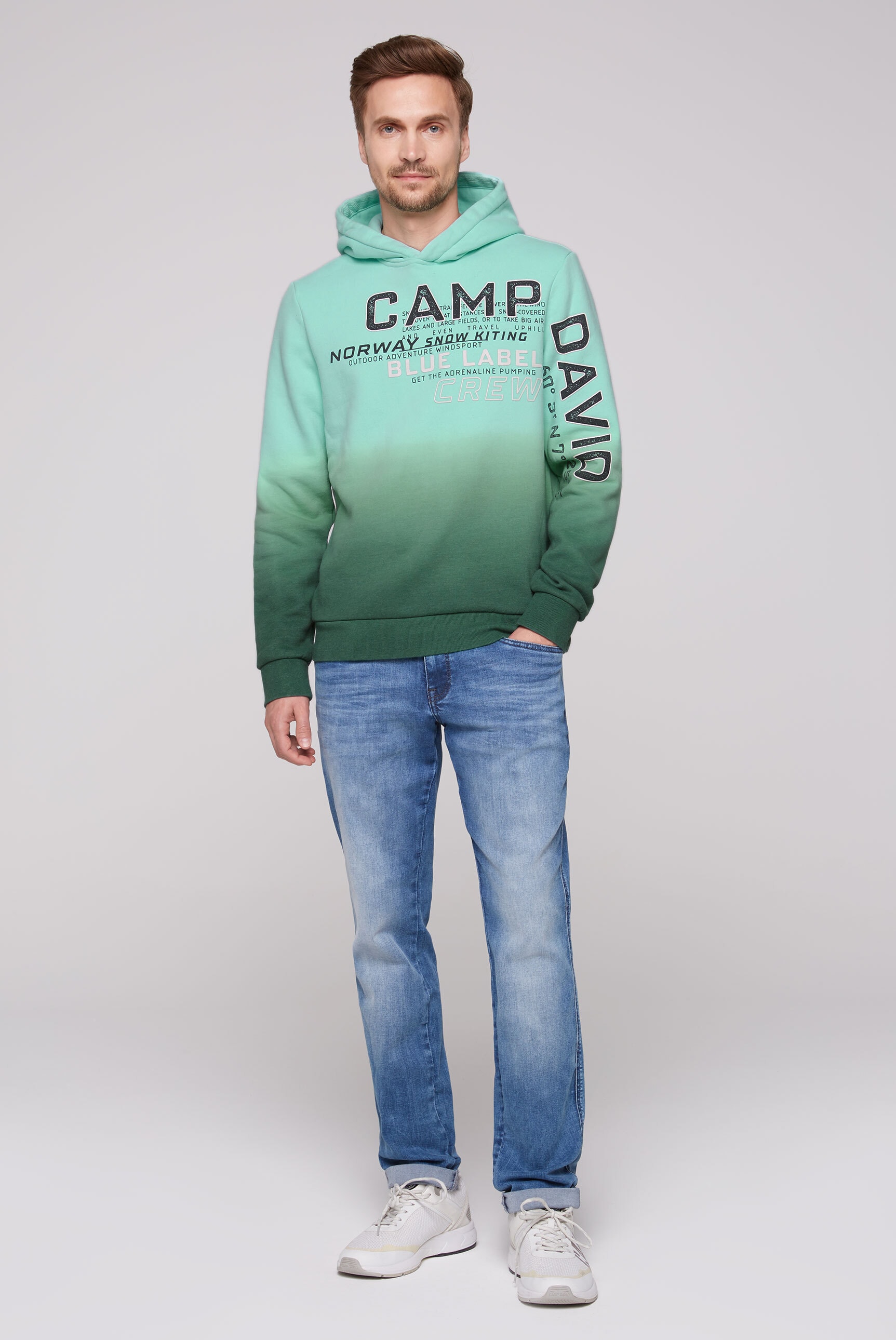 CAMP DAVID Kapuzensweatshirt, mit Baumwolle