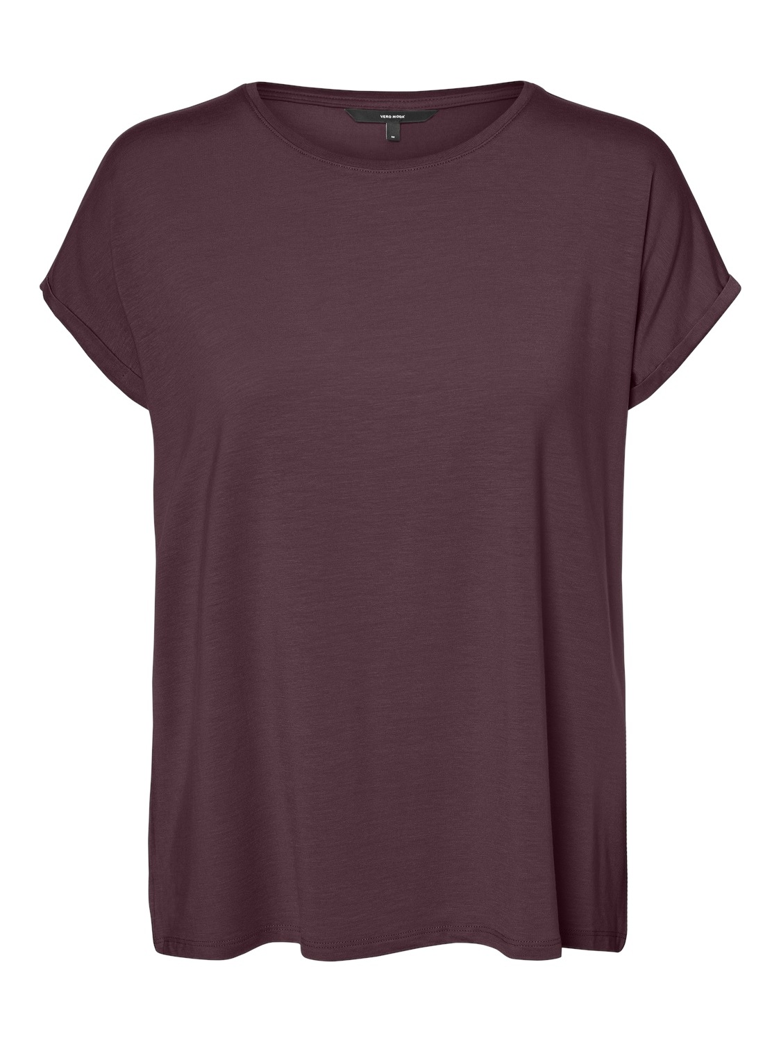 Vero Moda Rundhalsshirt "VMAVA PLAIN SS TOP GAJRS NOOS" günstig online kaufen