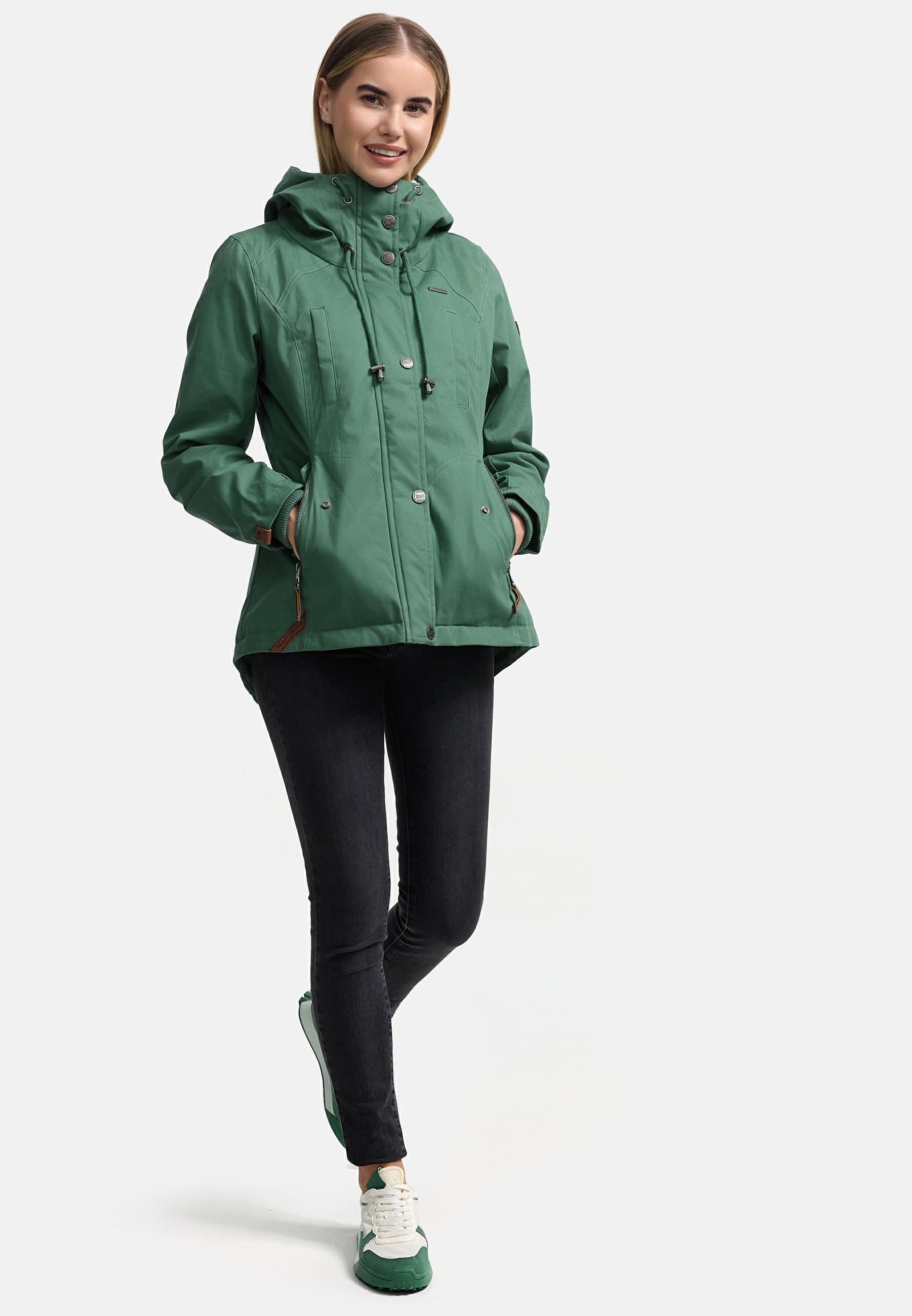 Marikoo Winterjacke »Bikoo«, mit Kapuze, sportliche Damen Outdoor Baumwolljacke mit Kapuze