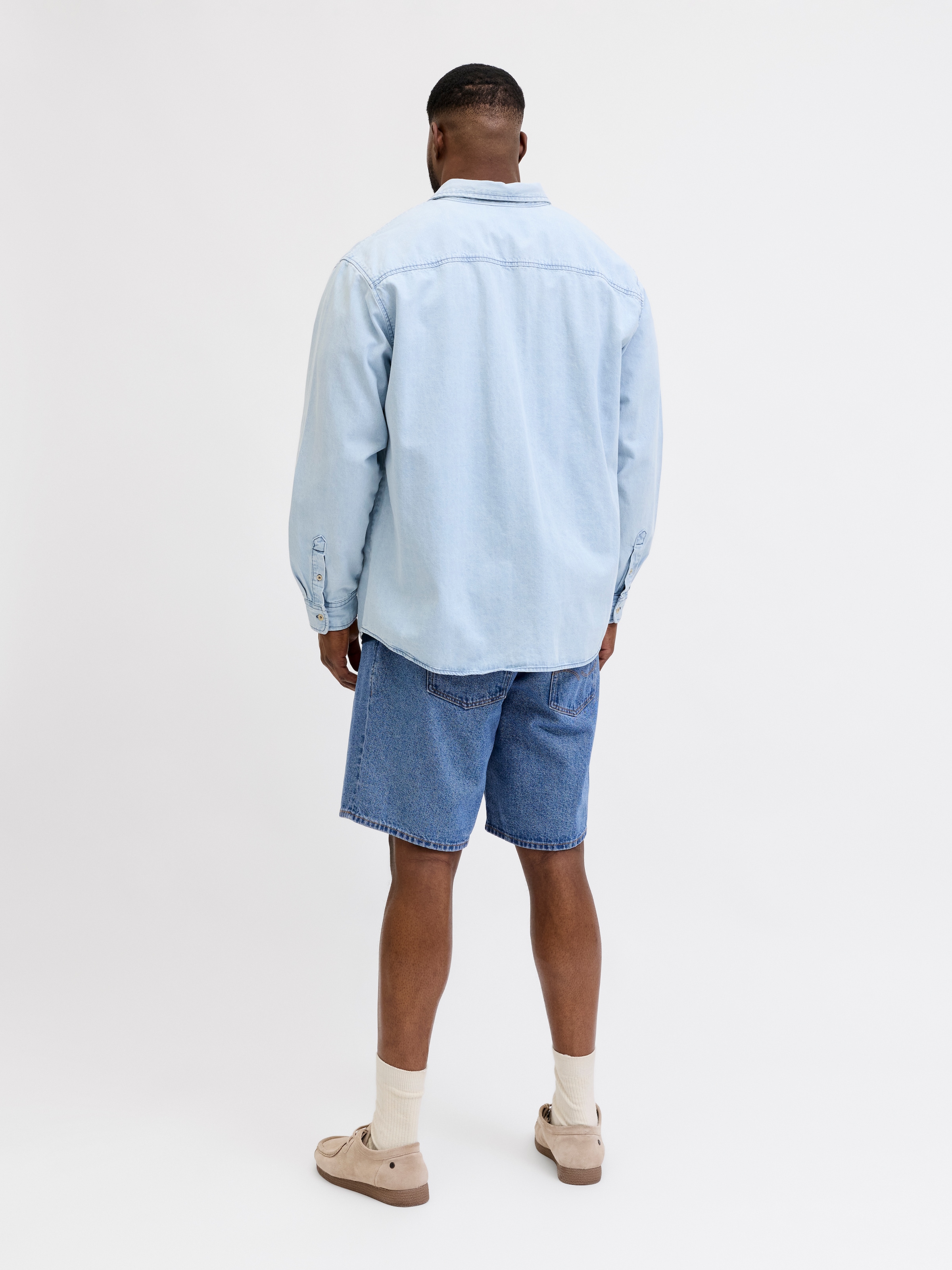 Jack & Jones PlusSize Jeansbermudas »JJITONY JJORIGINAL SHORT« Five-Pocket-Design, relaxed fit