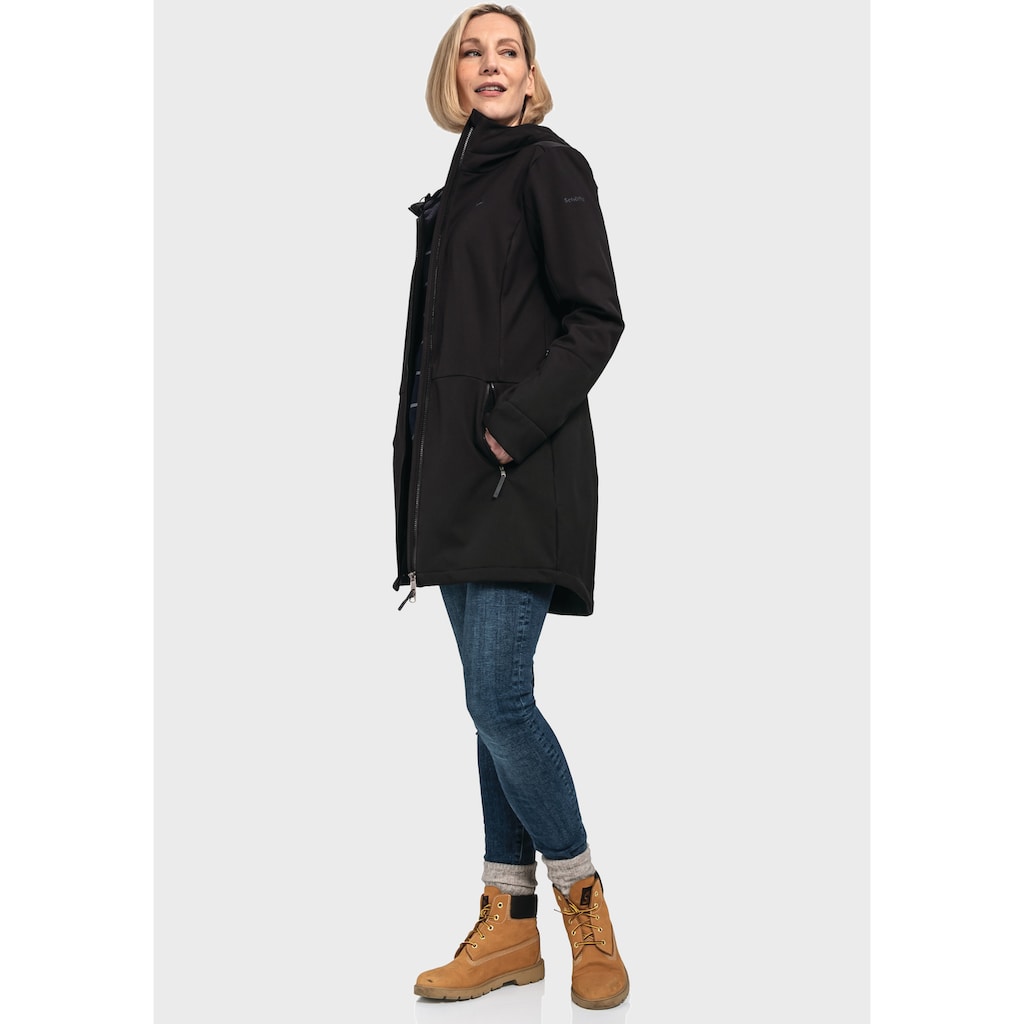 Schöffel Parka »Softshell Coat Essex L«, mit Kapuze