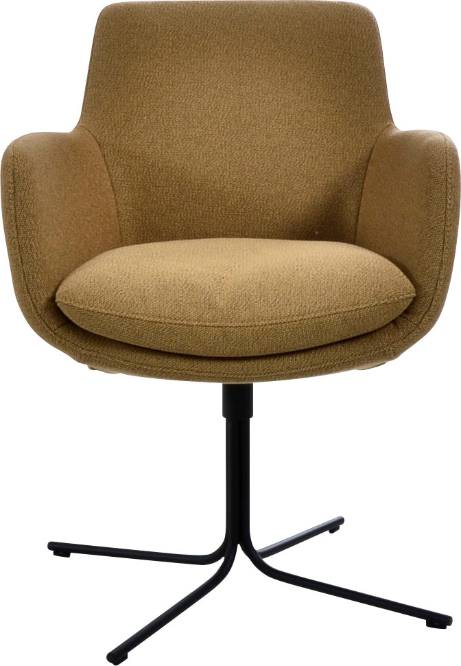 K+W Komfort & Wohnen Drehstuhl "Pego" () filigranem 4-Fuß-Gestell in schwar günstig online kaufen