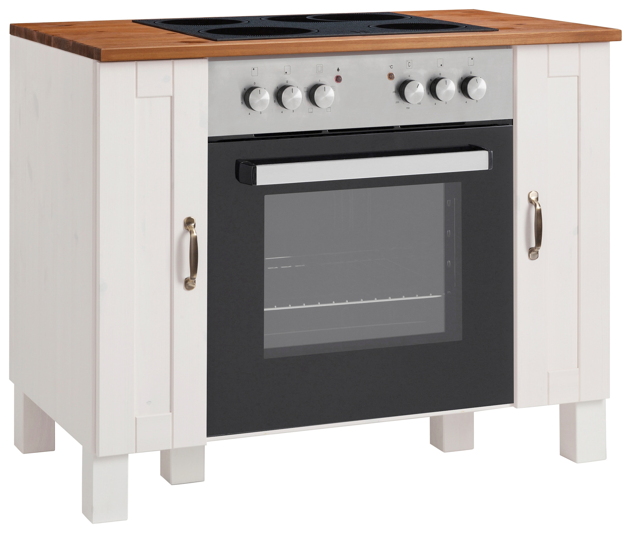 Home affaire Herdumbauschrank "Alby" Breite 100 cm, mit 2 Türen