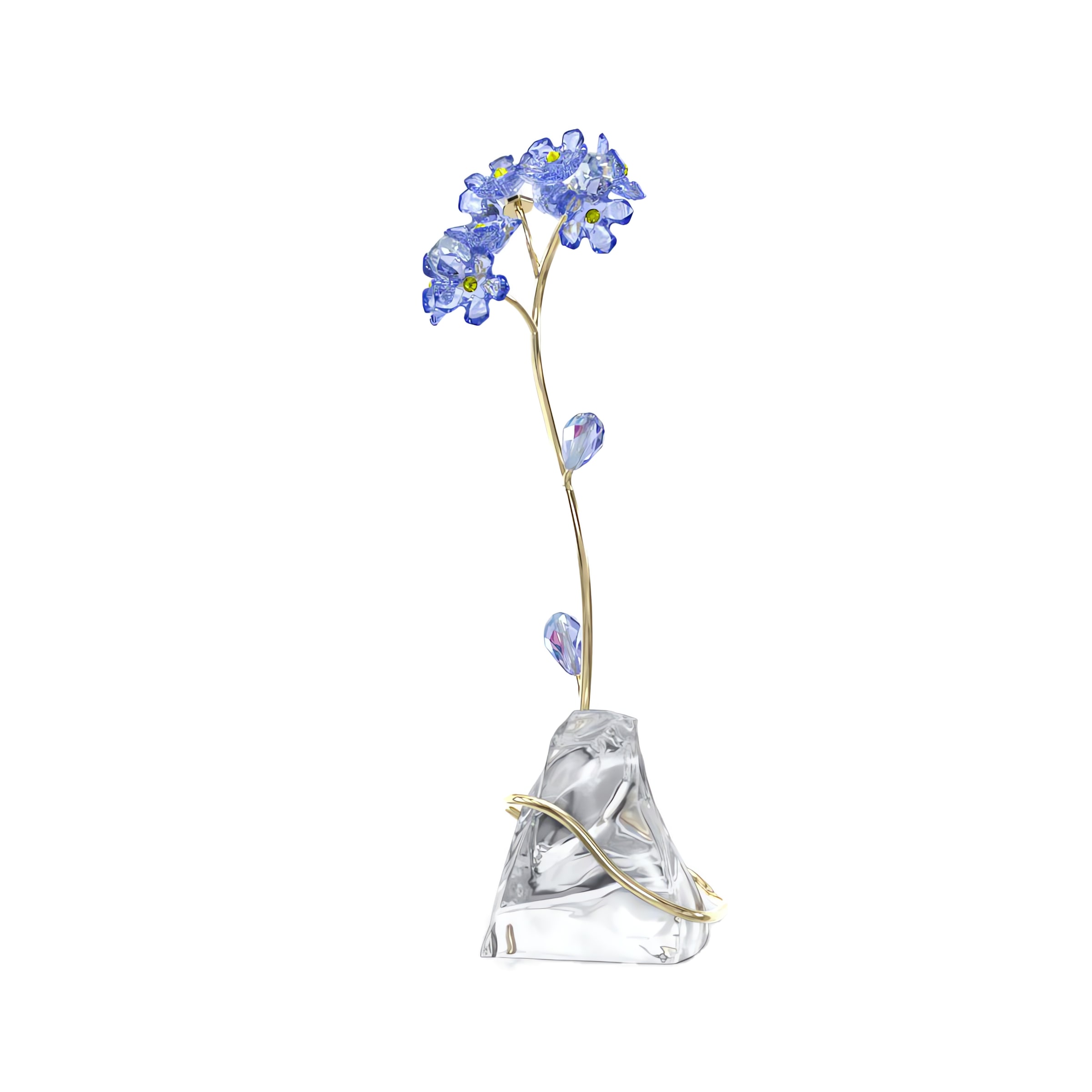 Swarovski Glasblume »Dekofigur Kristallfigur Sammelfigur Florere Vergissmeinnicht« Swarovski® Kristall