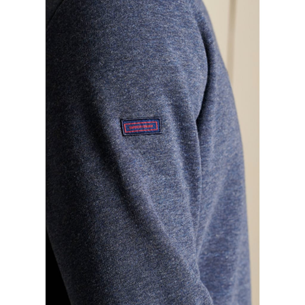 Superdry Sweatshirt »VINTAGE LOGO EMB ZIP HENLEY«