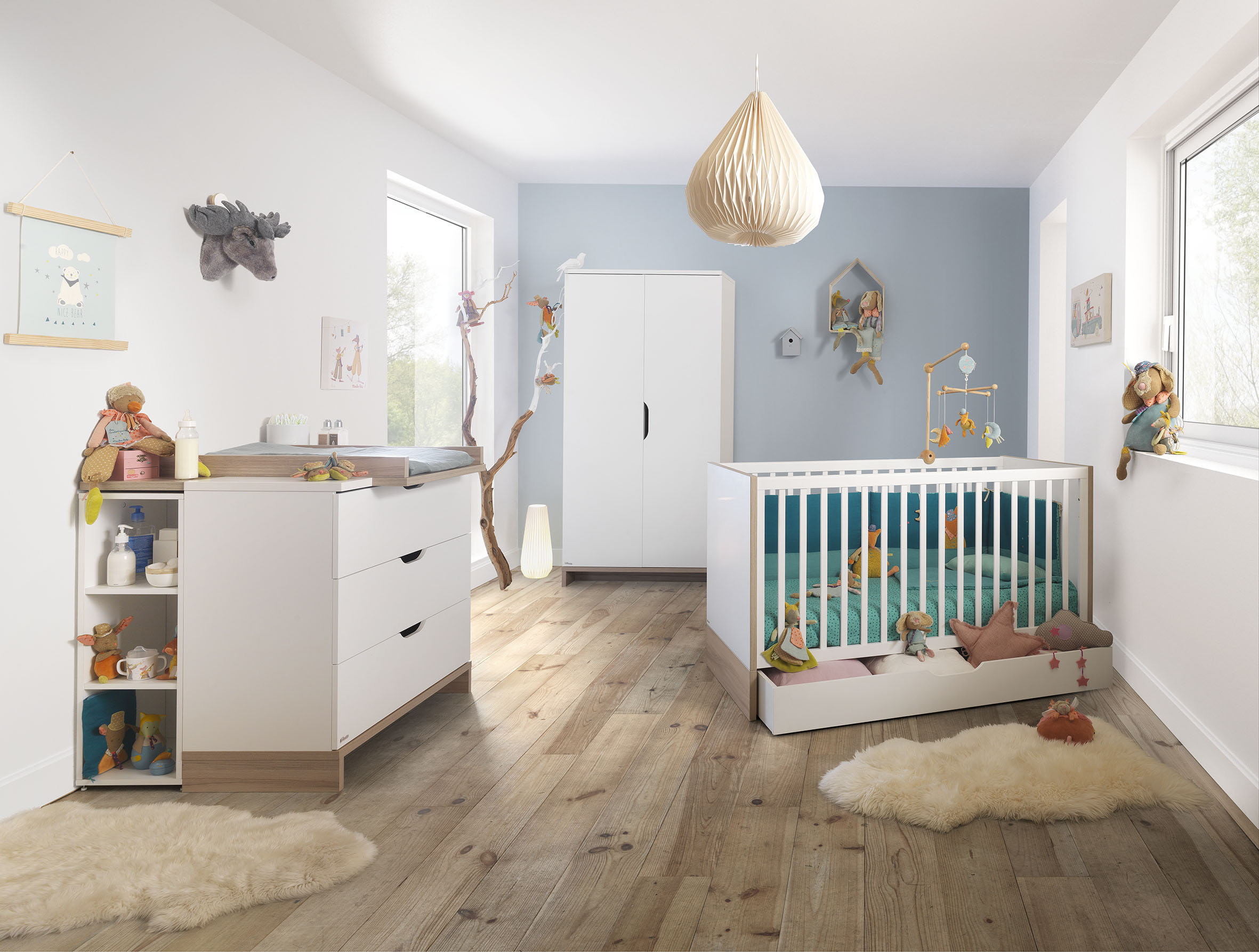 Babymöbel-Set »Lilo«, (3 St.), Wickelkommode